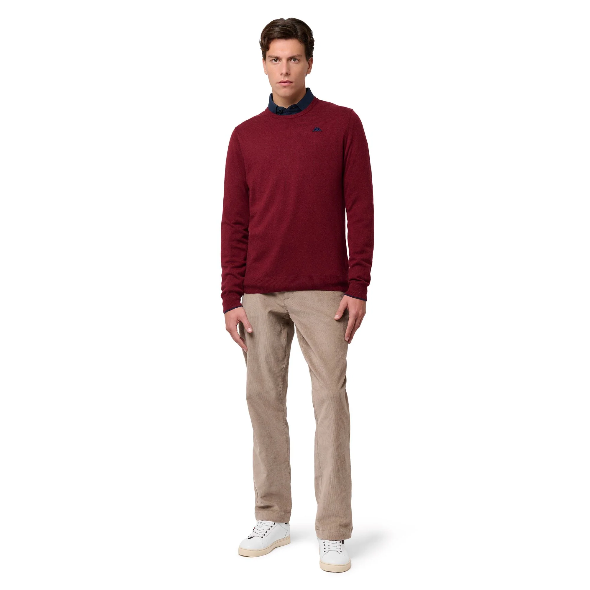 GRAVER - KNITWEAR - Pull  Over - Man - RED POMEGRANATE-BLUE IRIS - Image 6