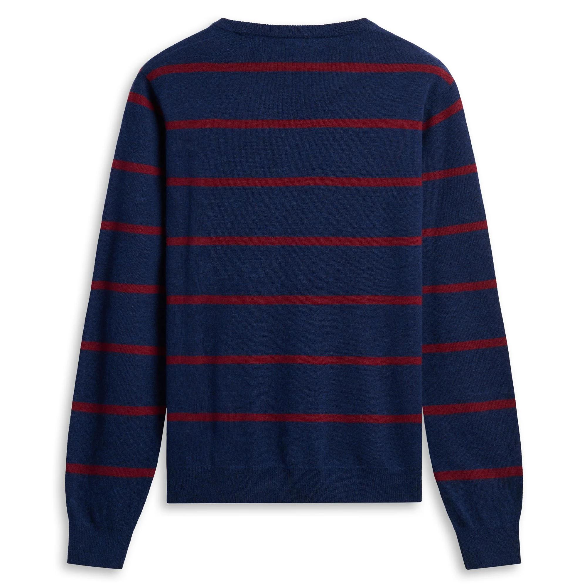 GROS - KNITWEAR - Pull  Over - Man - BLUE IRIS-RED POMEGRANATE - Image 3