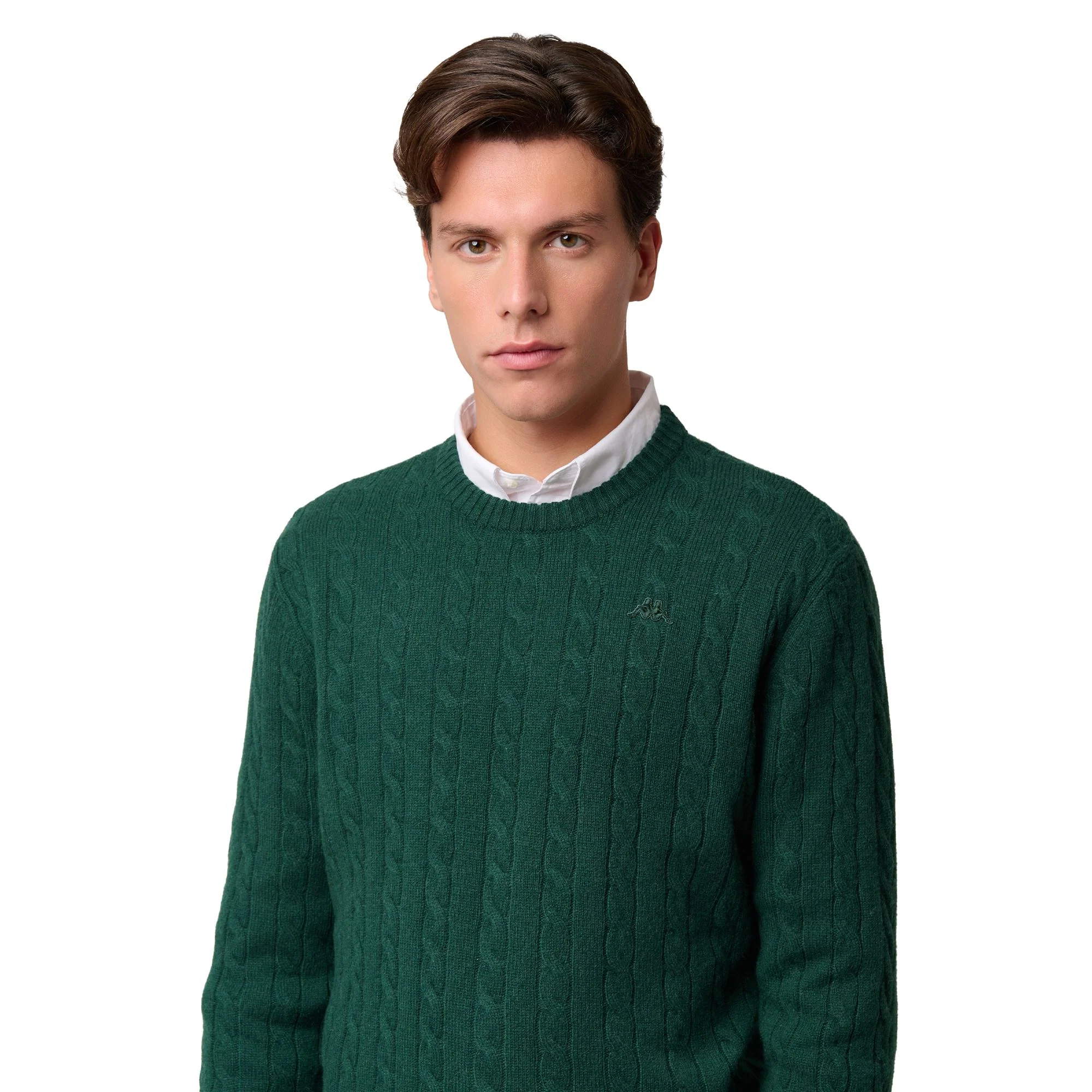 HERBIE - KNITWEAR - Pull  Over - Man - GREEN JUNE - Image 6
