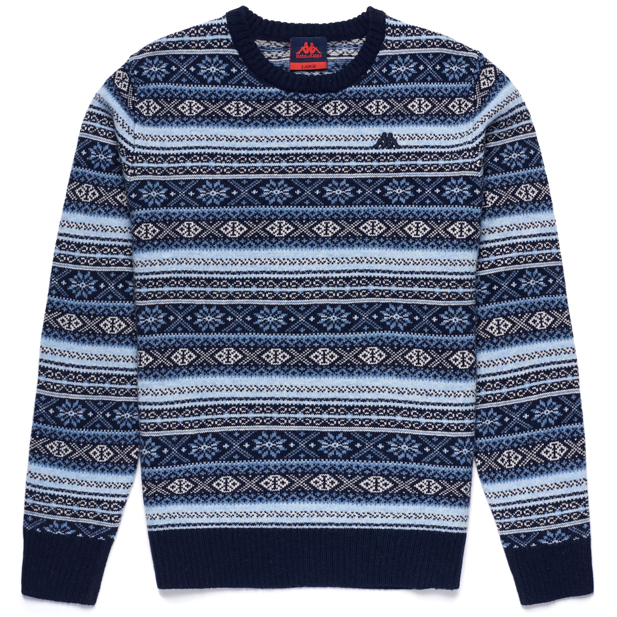 JARRKO - KNITWEAR - Pull  Over - Man - BLUE BEACH-BLUE STONEWASH-BLUE NIGHT SKY-BEIGE  MOONBEAM