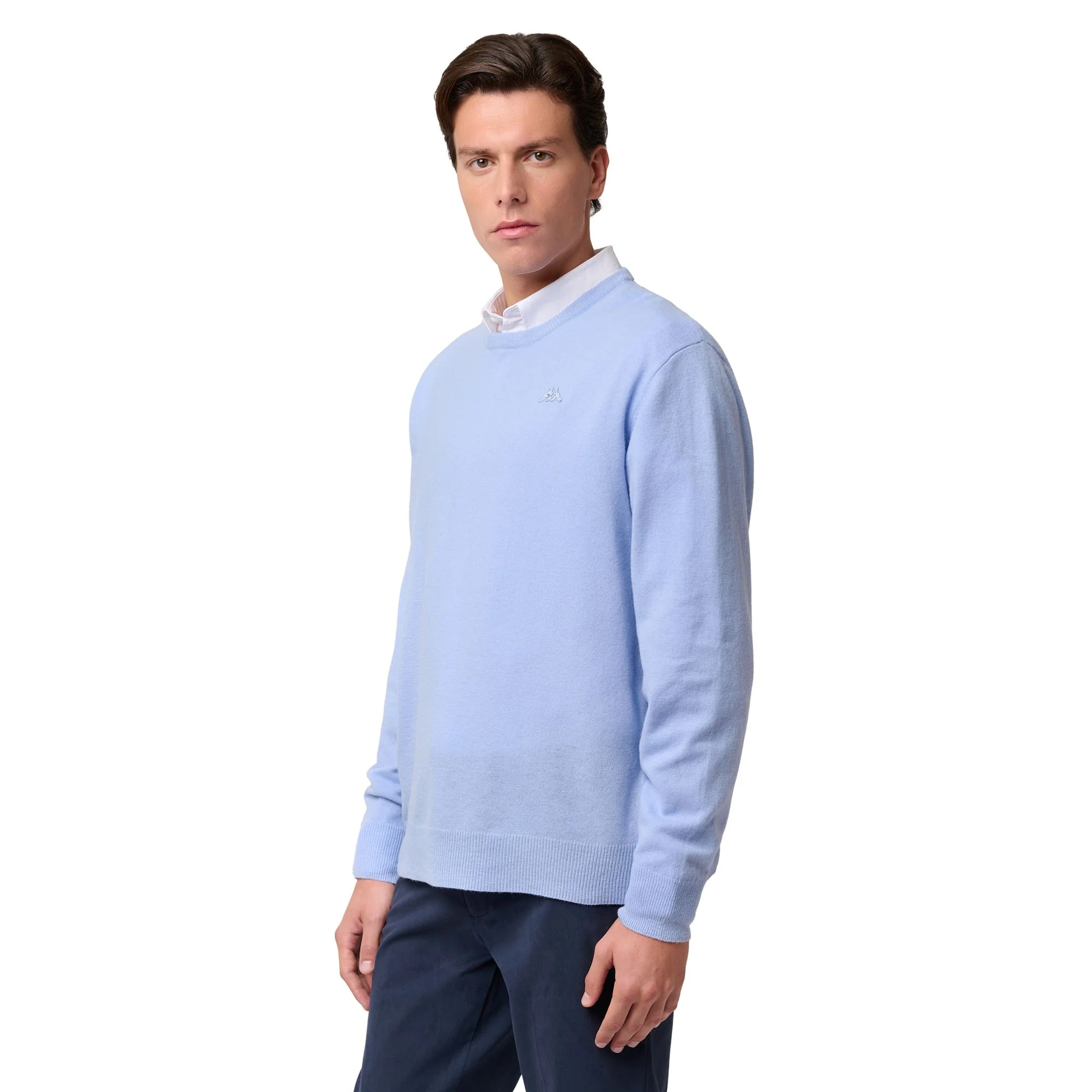 LAMB BIMBEREKE - KNITWEAR - Pull  Over - Man - AZURE DAYLIGHT