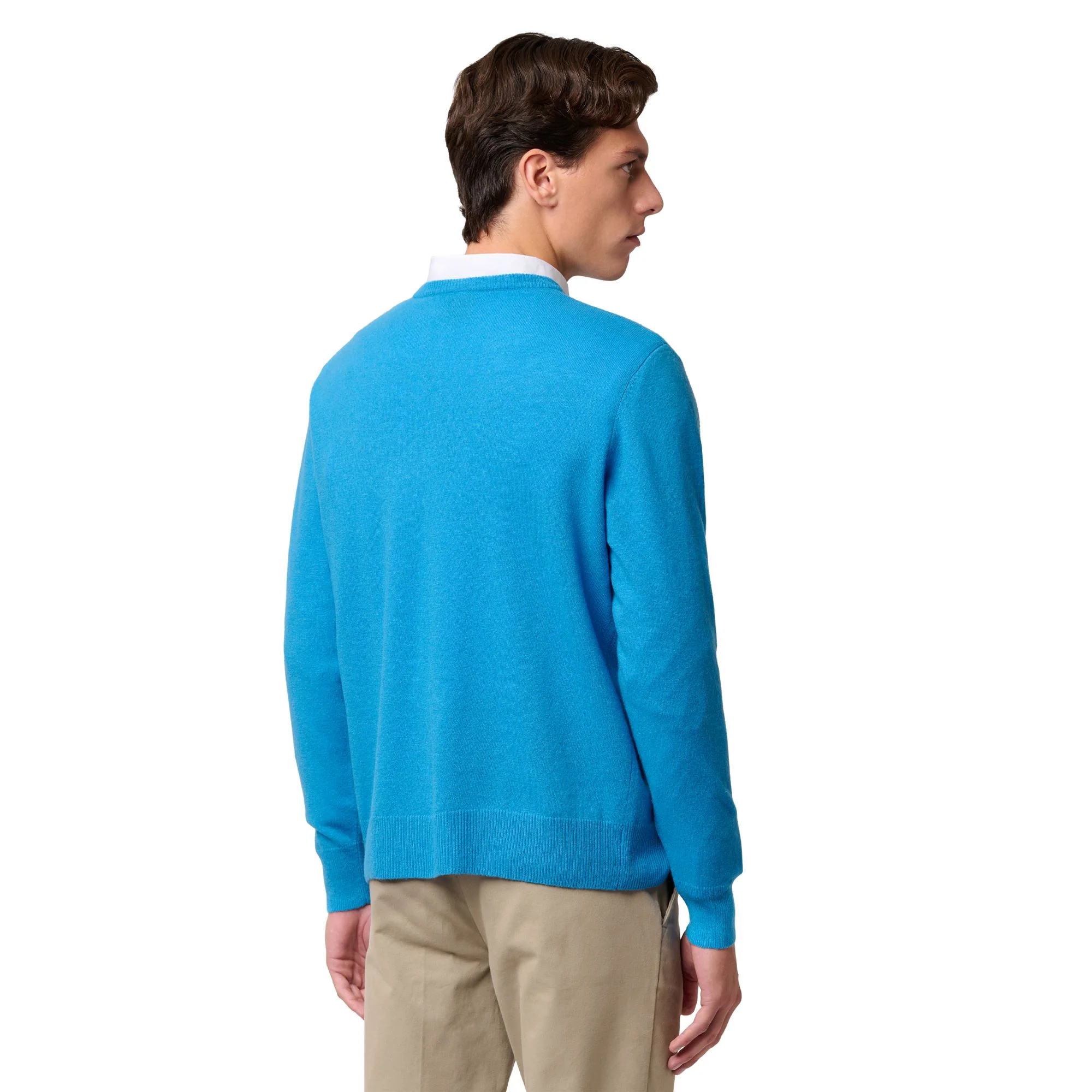 LAMB BIMBEREKE - KNITWEAR - Pull  Over - Man - BLUE SEA - Image 5