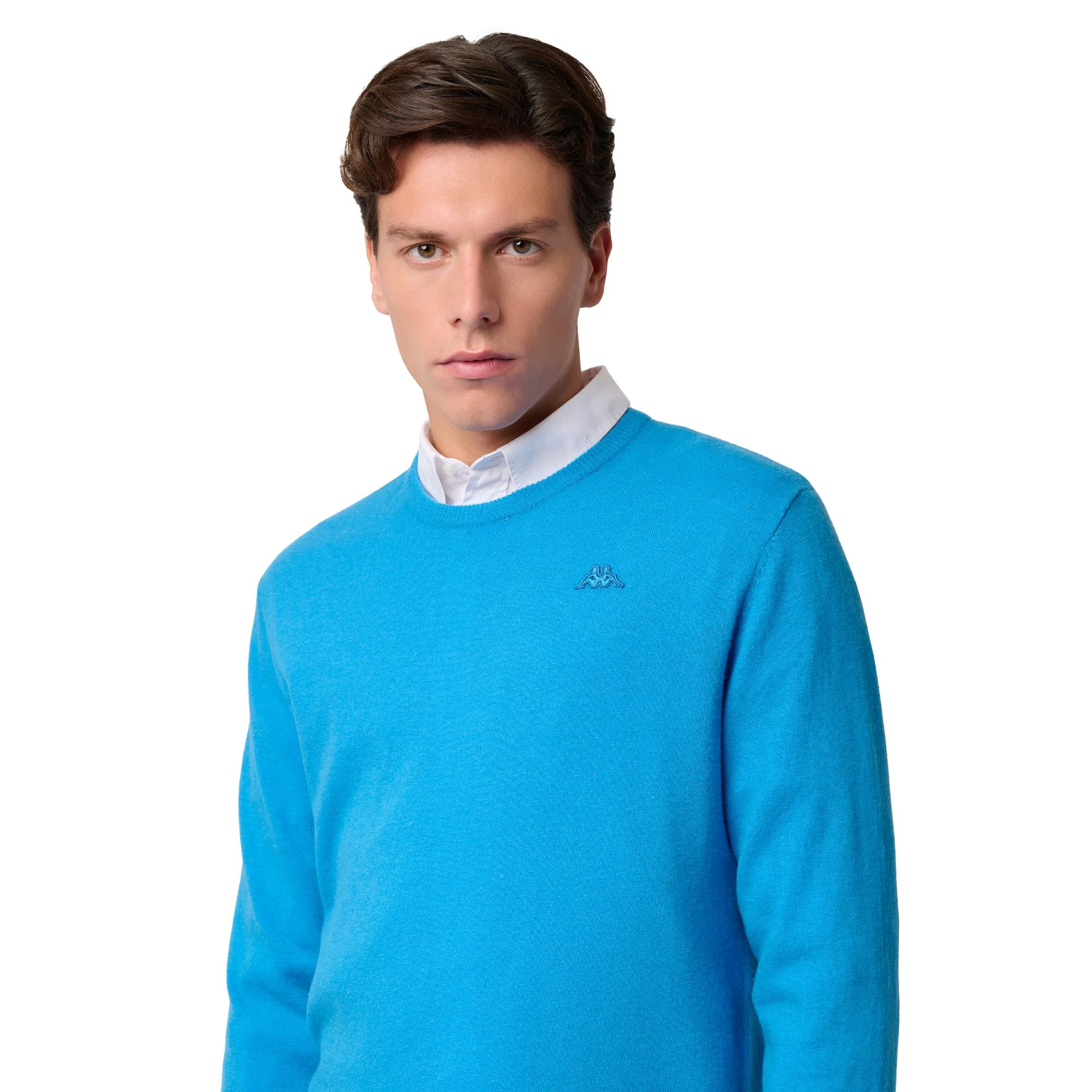 LAMB BIMBEREKE - KNITWEAR - Pull  Over - Man - BLUE SEA - Image 6