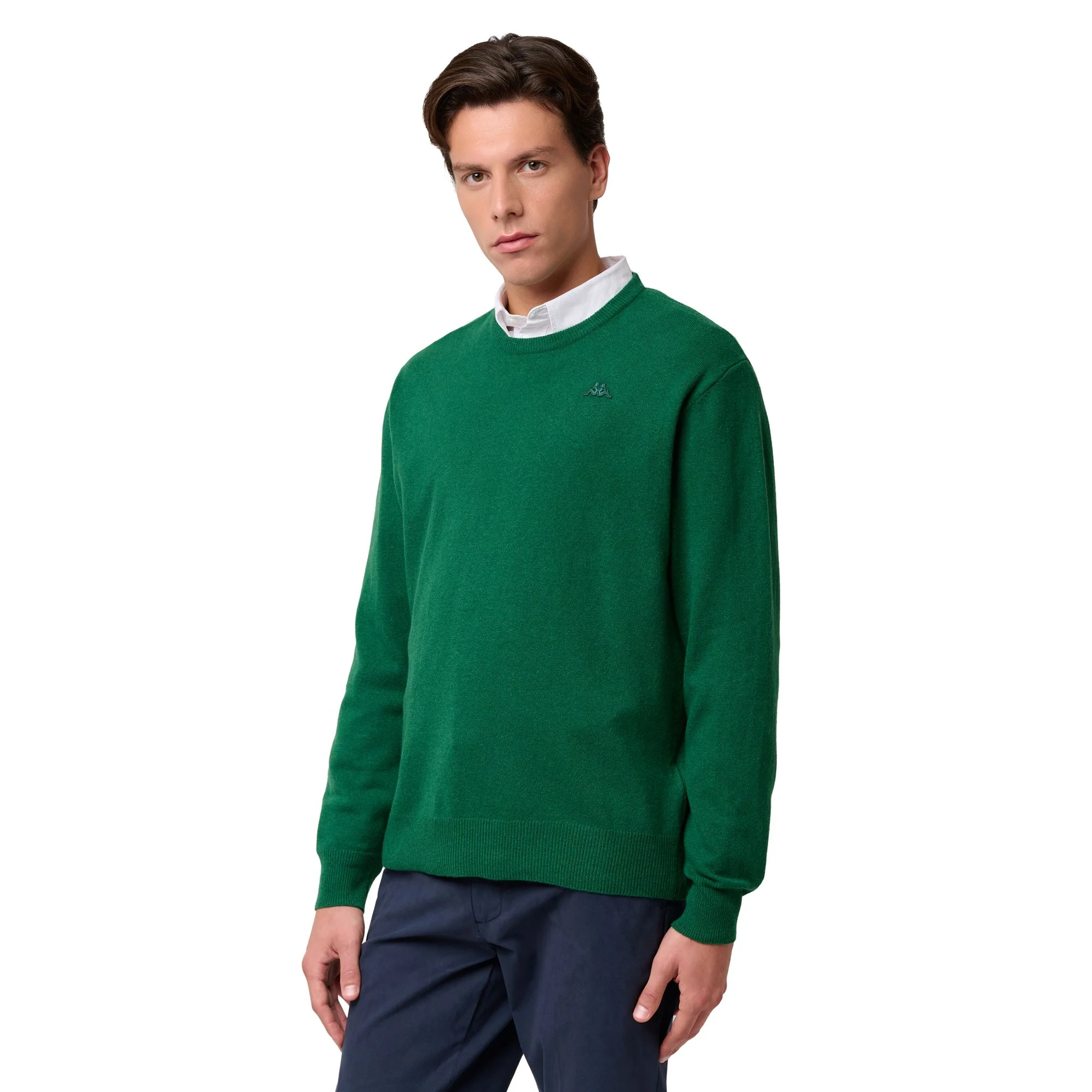 LAMB BIMBEREKE - KNITWEAR - Pull  Over - Man - GREEN JACKET