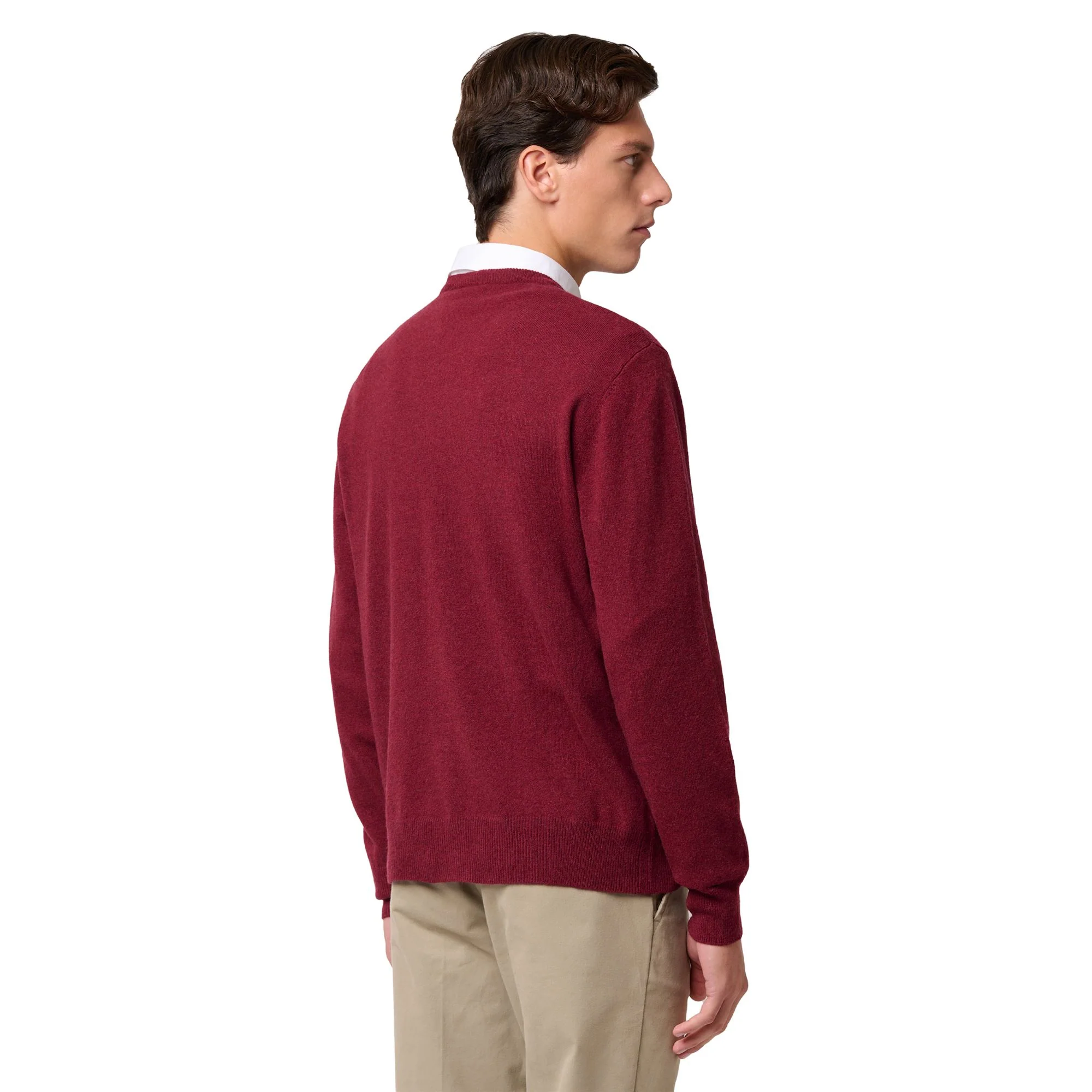 LAMB BIMBEREKE - KNITWEAR - Pull  Over - Man - RED POMEGRANATE - Image 5