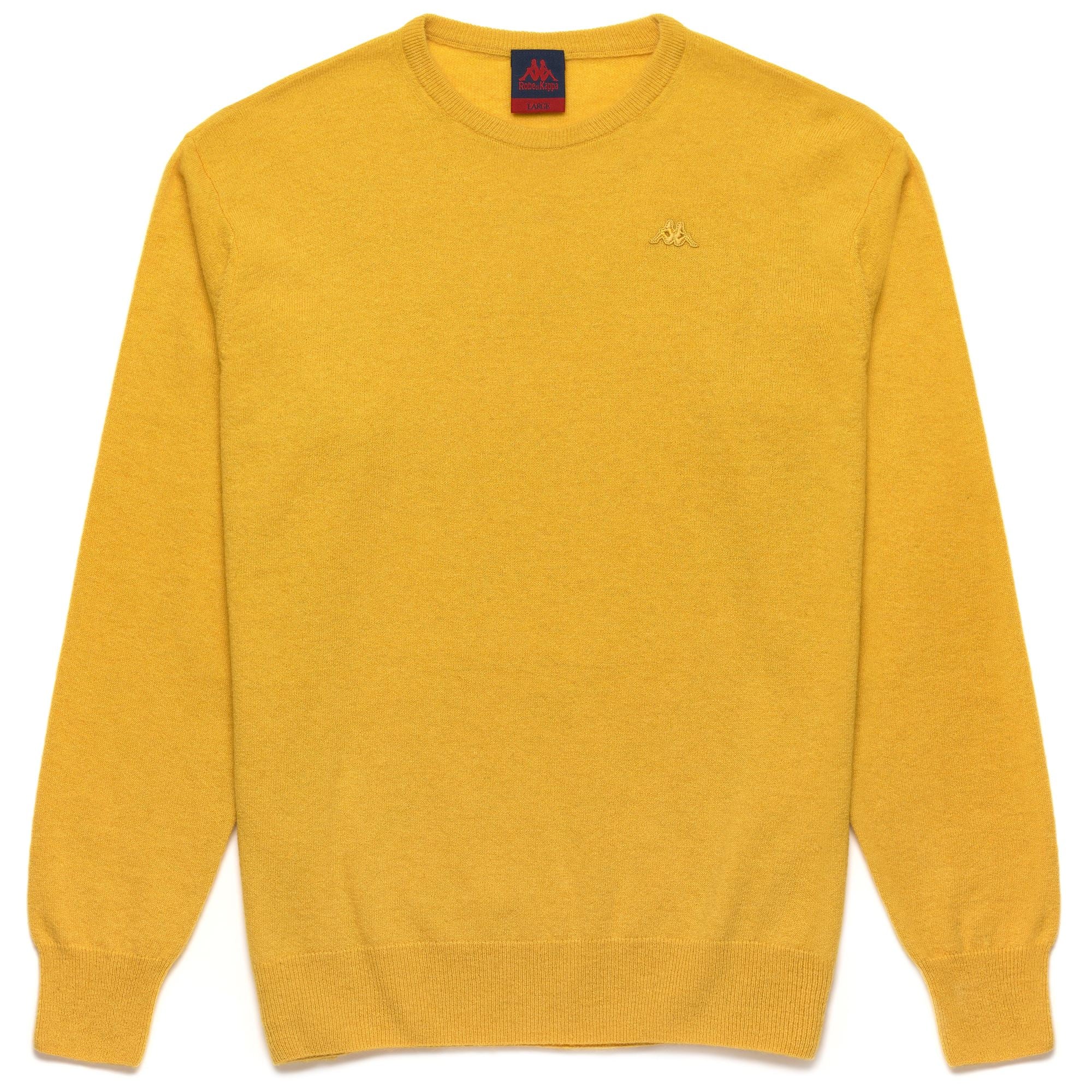 LAMB BIMBEREKE - KNITWEAR - Pull  Over - Man - YELLOW VANILLE