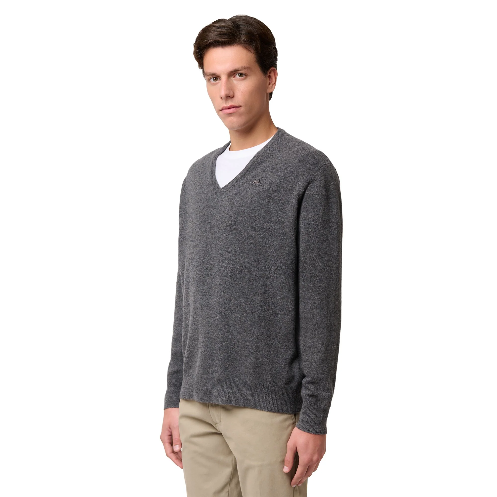 LAMB BLEIBURG - KNITWEAR - Pull  Over - Man - GREY GUNMETAL