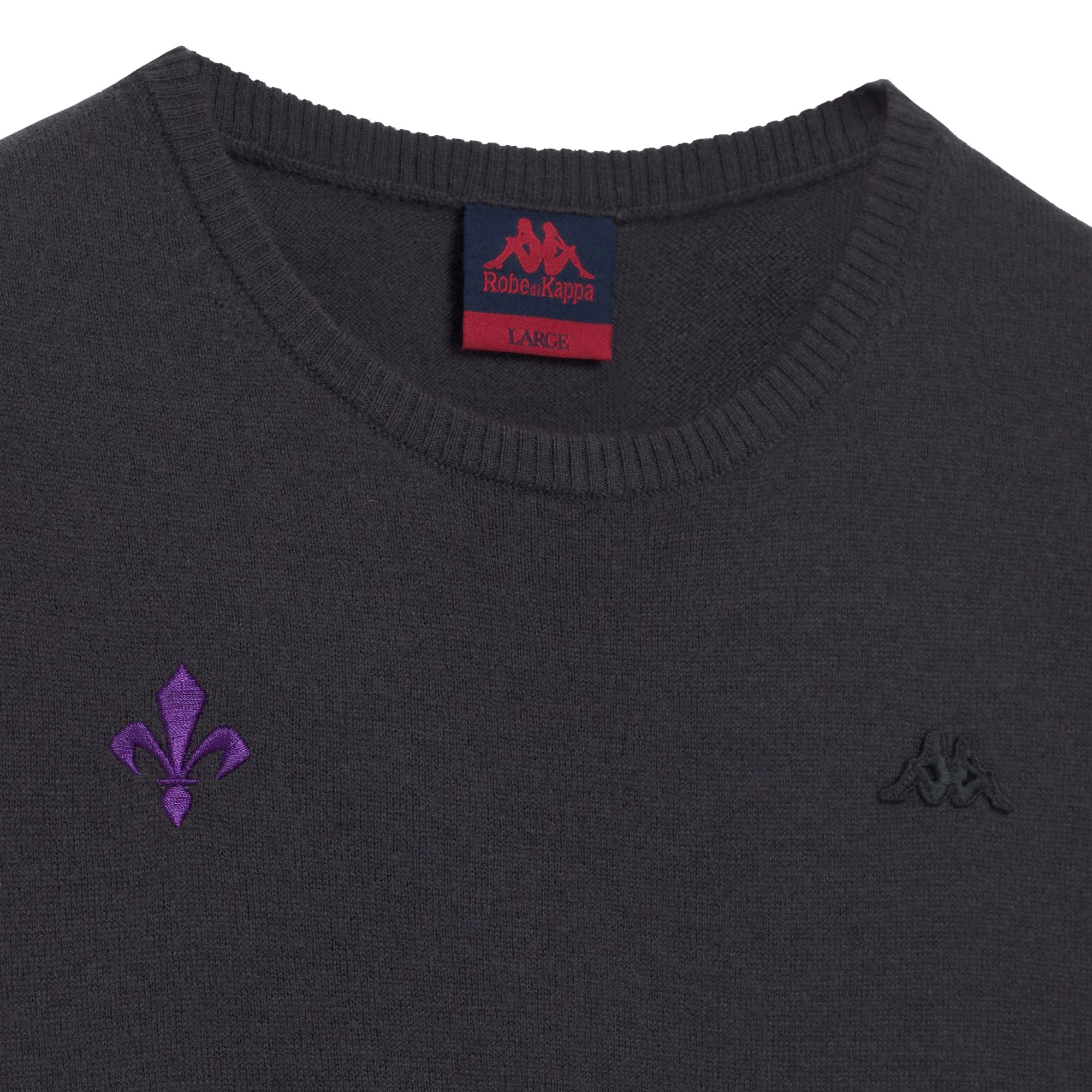 LEILO FIORENTINA - KNITWEAR - Pull  Over - Man - BLACK GREYISH-VIOLET INDIGO - Image 3
