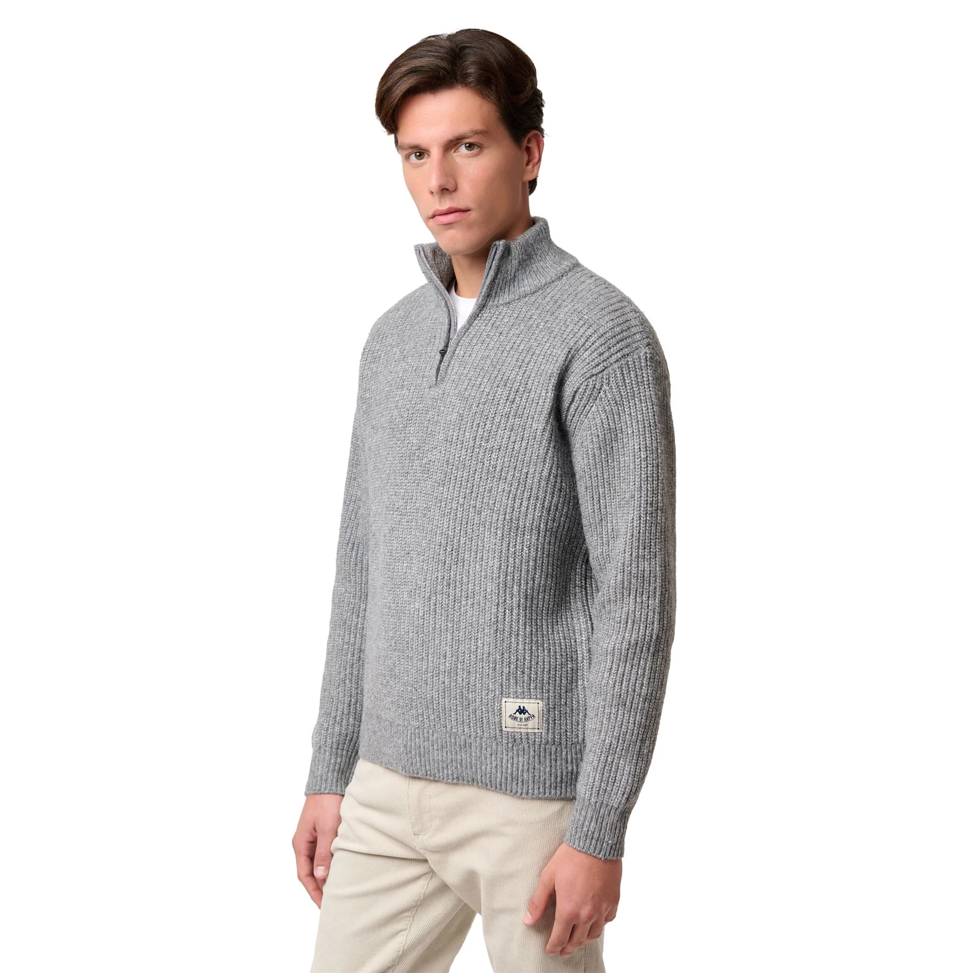 MIES - KNITWEAR - Polo - Man - GREY GUNMETAL
