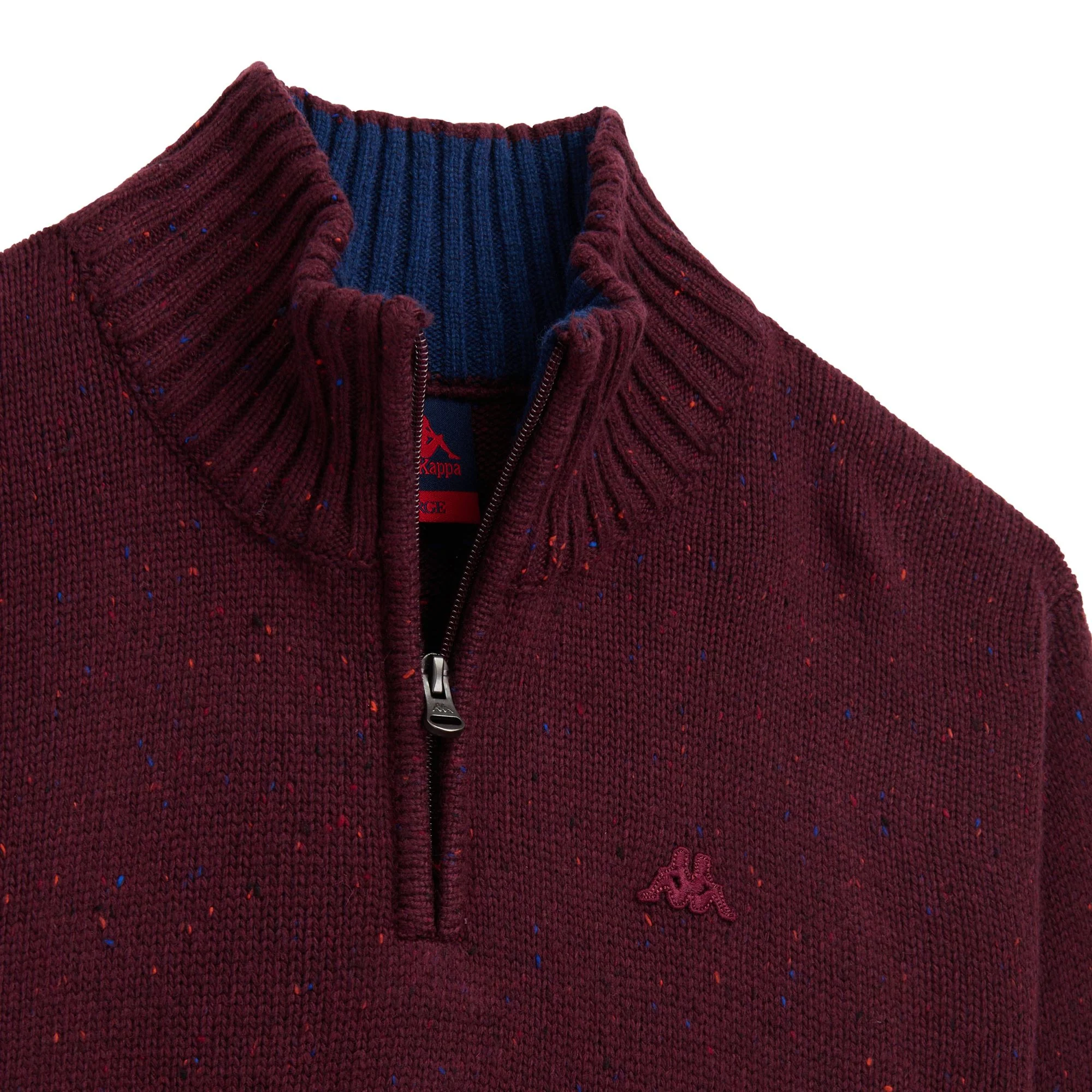 PARKER - KNITWEAR - Polo - Man - RED DK AMARANTO-BLUE IRIS - Image 3