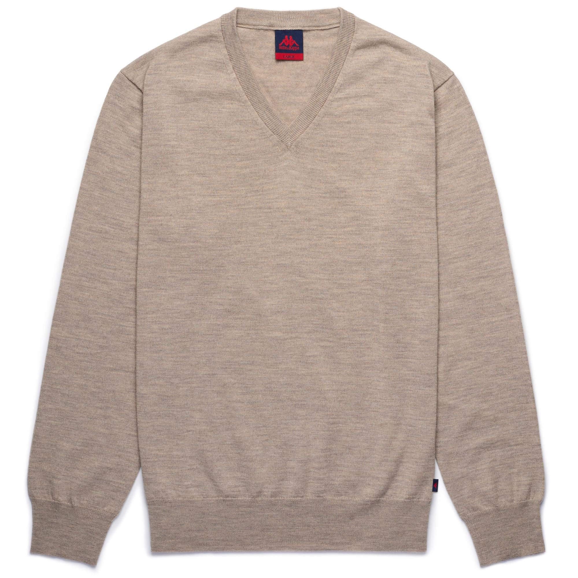 RILER - KNITWEAR - Pull  Over - Man - BEIGE DK