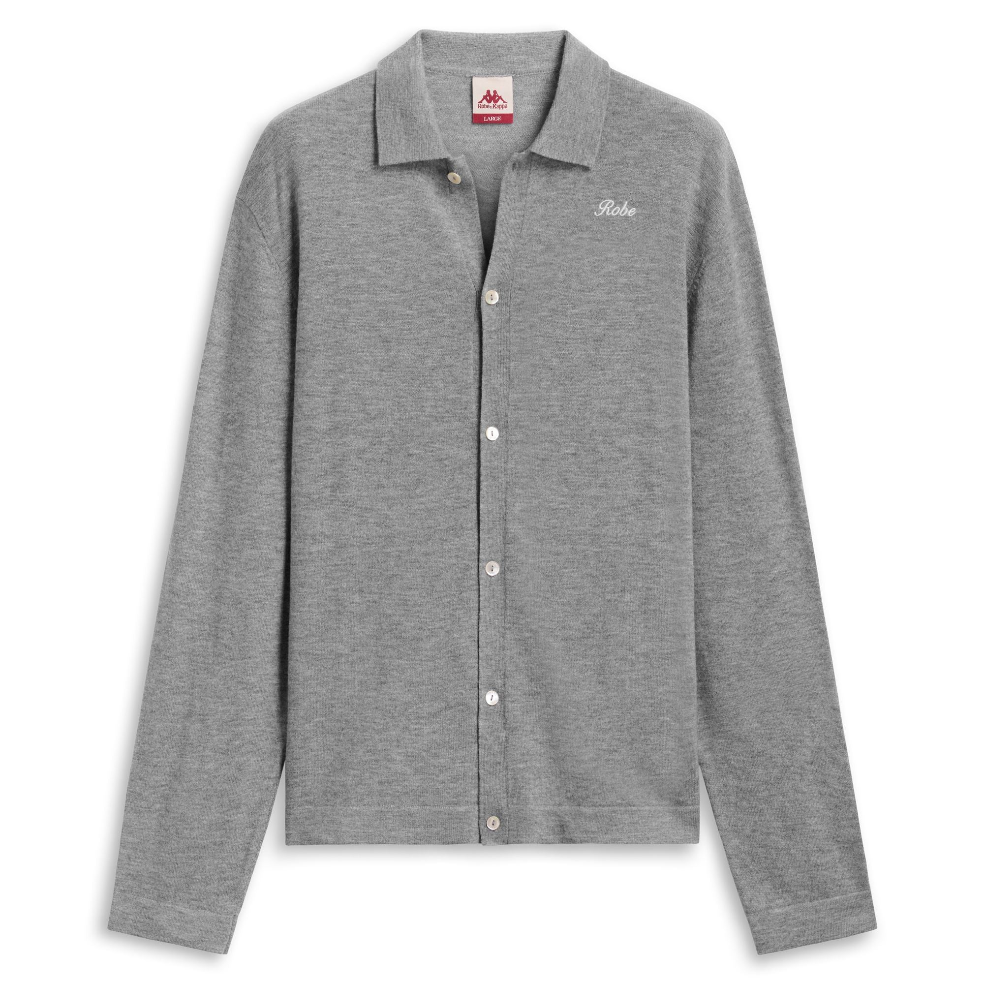 ROBE GIOVANI HARARE - KNITWEAR - Cardigan - Man - GREY SILVER
