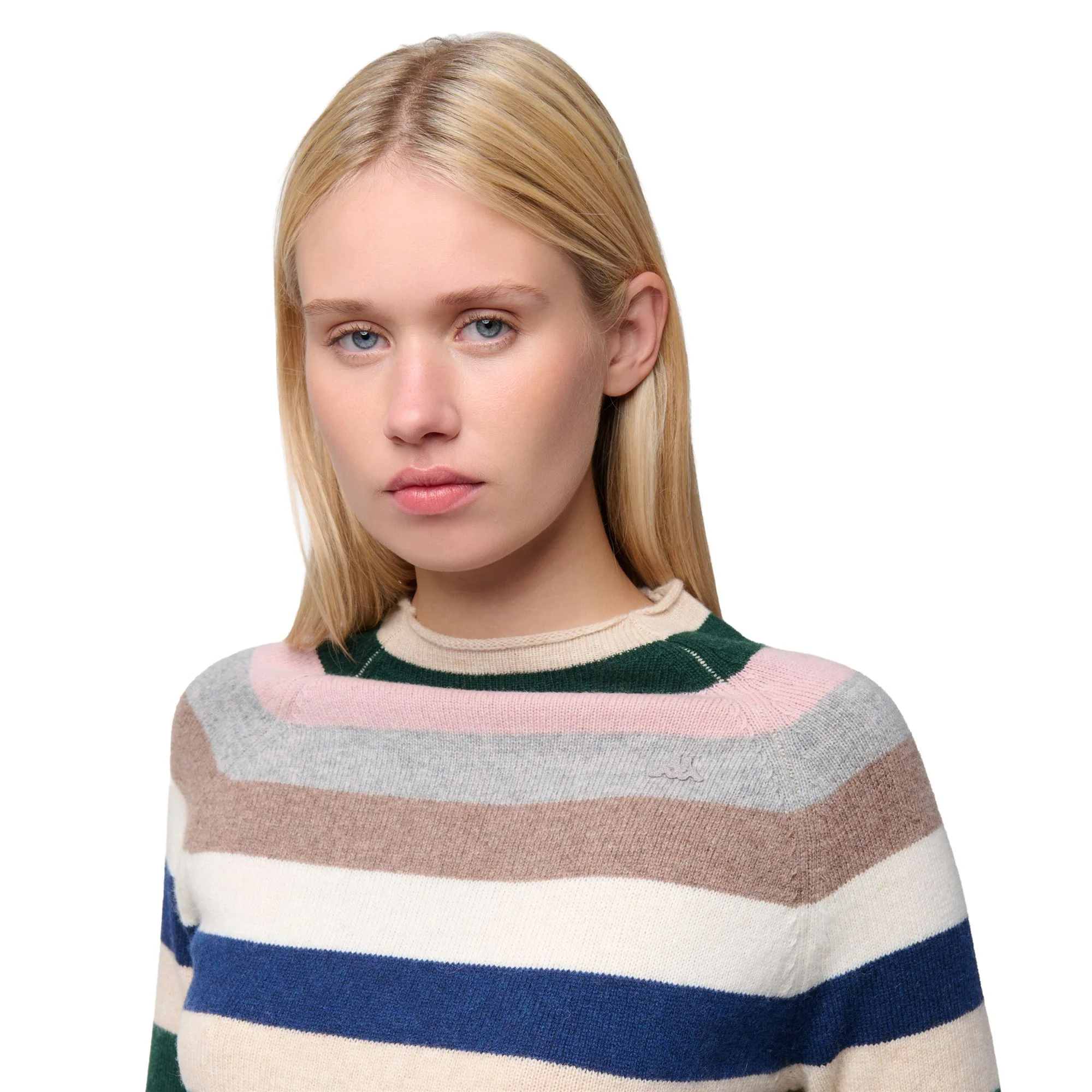 HILARY - KNITWEAR - Pull  Over - Woman - BEIGE CLAY-GREEN JUNE-PINK ZEPHYR-GREY FROST-BROWN NATURAL-WHITE NATURAL-BLUE IRIS - Image 5