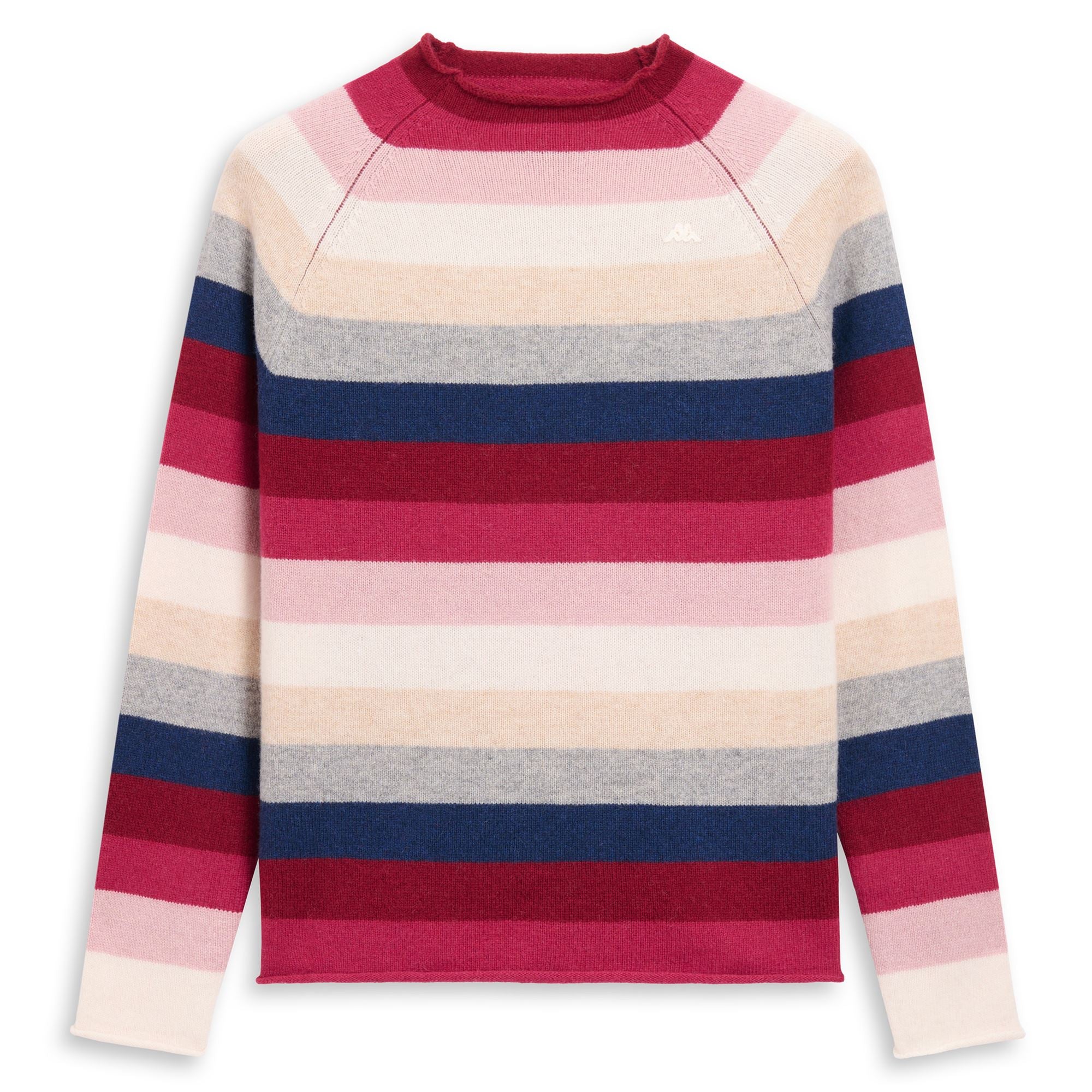HILARY - KNITWEAR - Pull  Over - Woman - RED POMEGRANATE-RED DK-PINK ZEPHYR-WHITE NATURAL-BEIGE CLAY-GREY FROST-BLUE IRIS