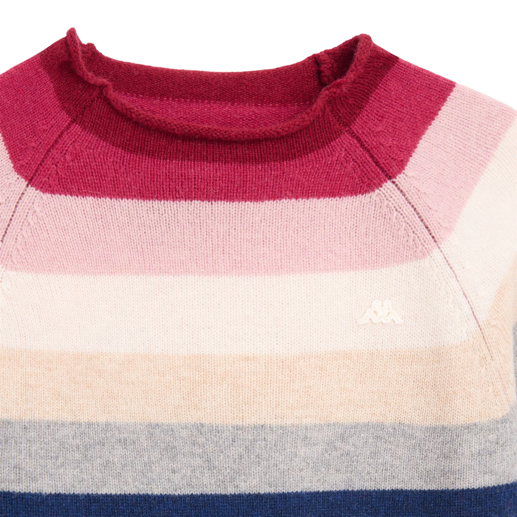 HILARY - KNITWEAR - Pull  Over - Woman - RED POMEGRANATE-RED DK-PINK ZEPHYR-WHITE NATURAL-BEIGE CLAY-GREY FROST-BLUE IRIS - Image 3