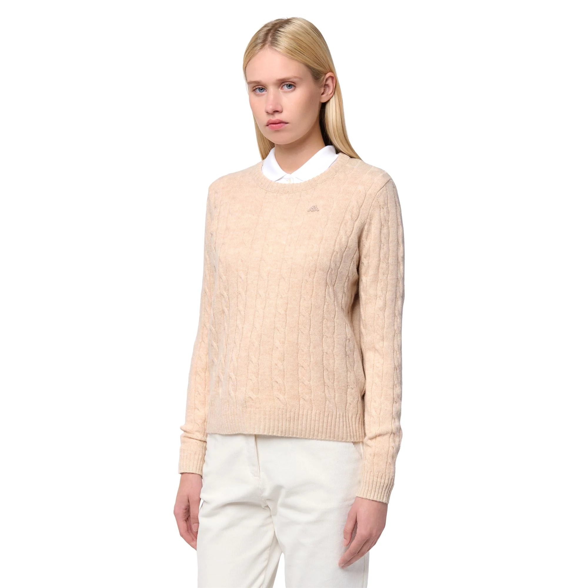 JOLIE - KNITWEAR - Pull  Over - Woman - BEIGE CLAY