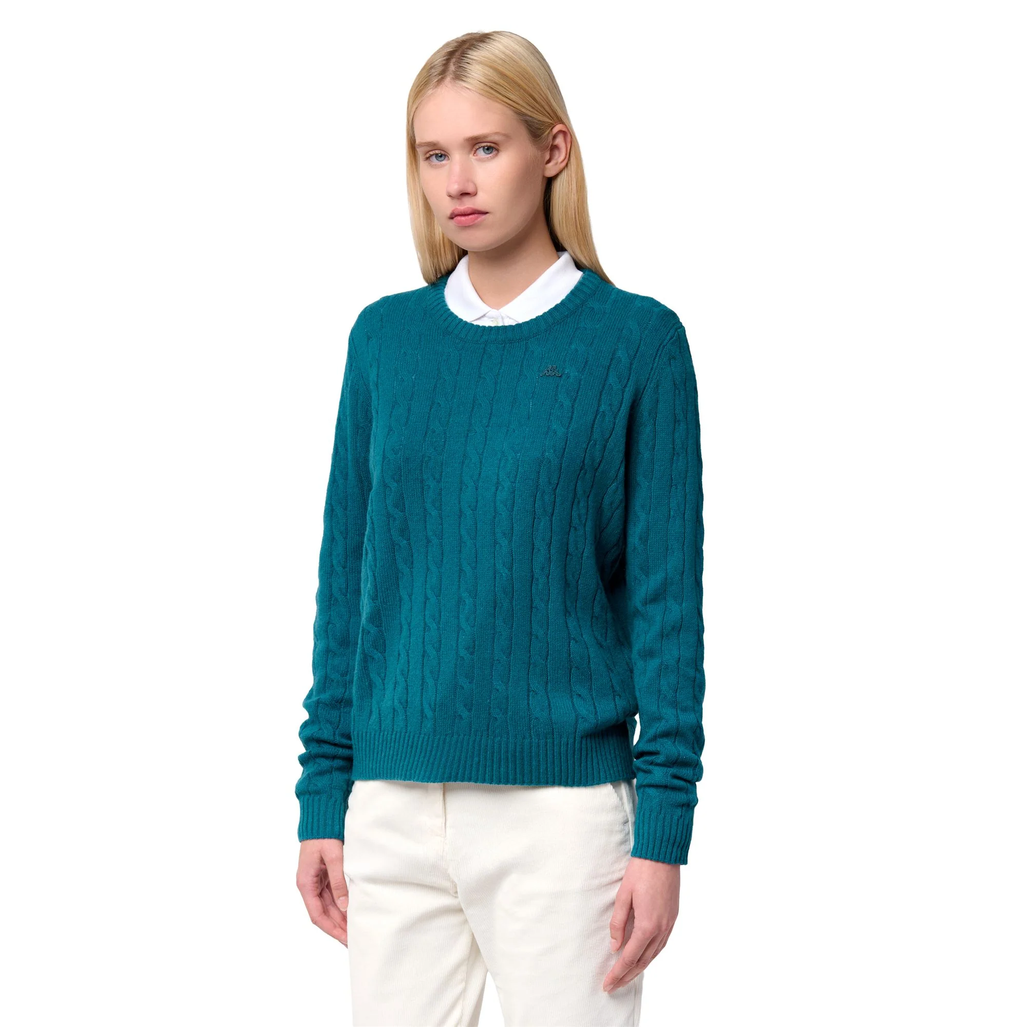 JOLIE - KNITWEAR - Pull  Over - Woman - BLUE LAGOON