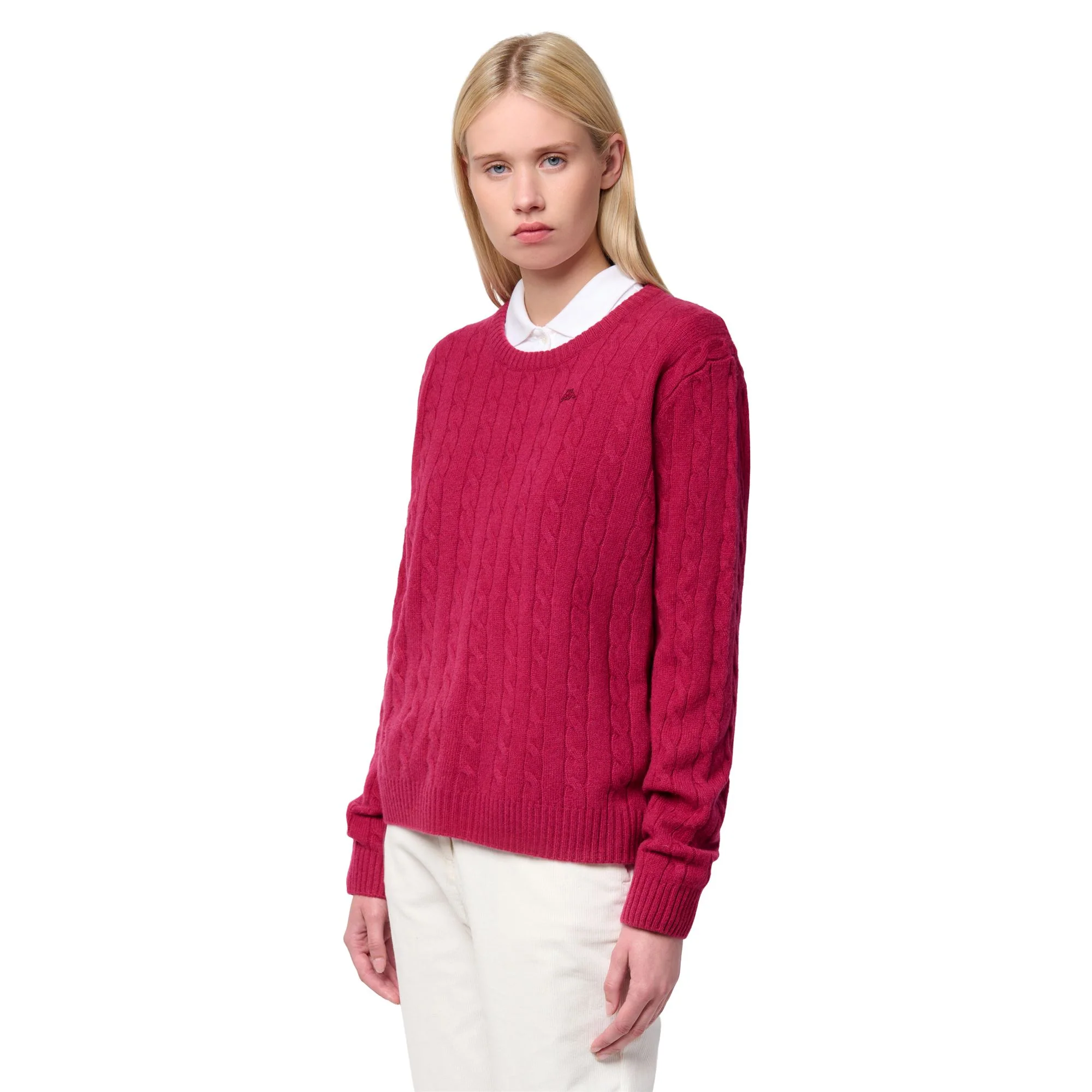 JOLIE - KNITWEAR - Pull  Over - Woman - RED DK