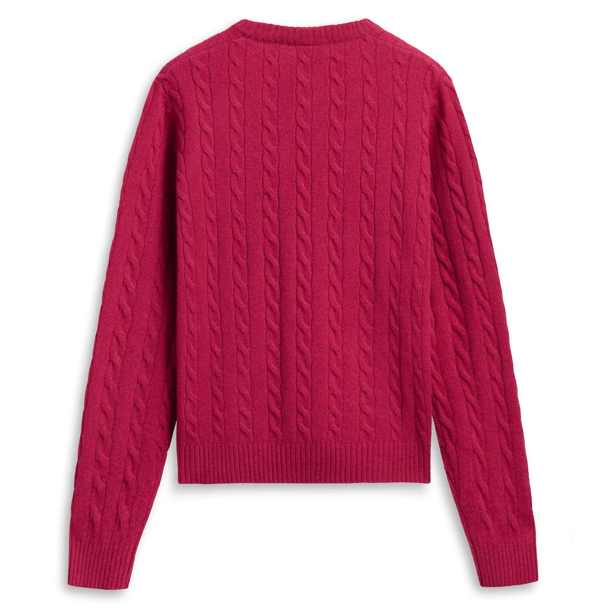 JOLIE - KNITWEAR - Pull  Over - Woman - RED DK - Image 3