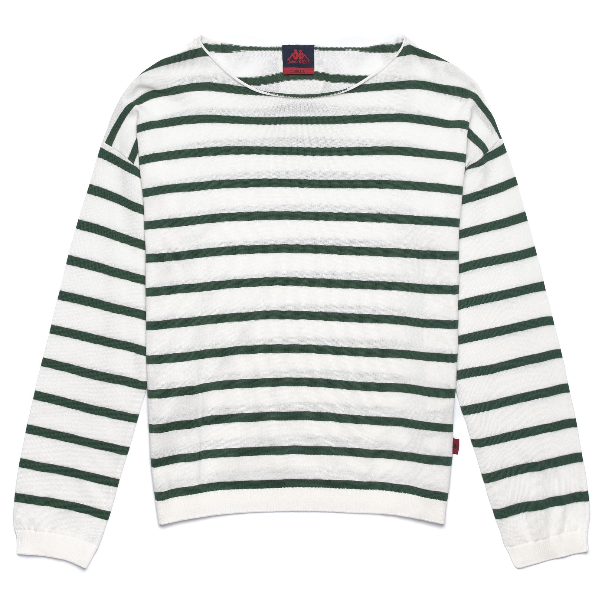 MALLORY - KNITWEAR - Pull  Over - Woman - WHITE NATURAL-GREEN EDEN