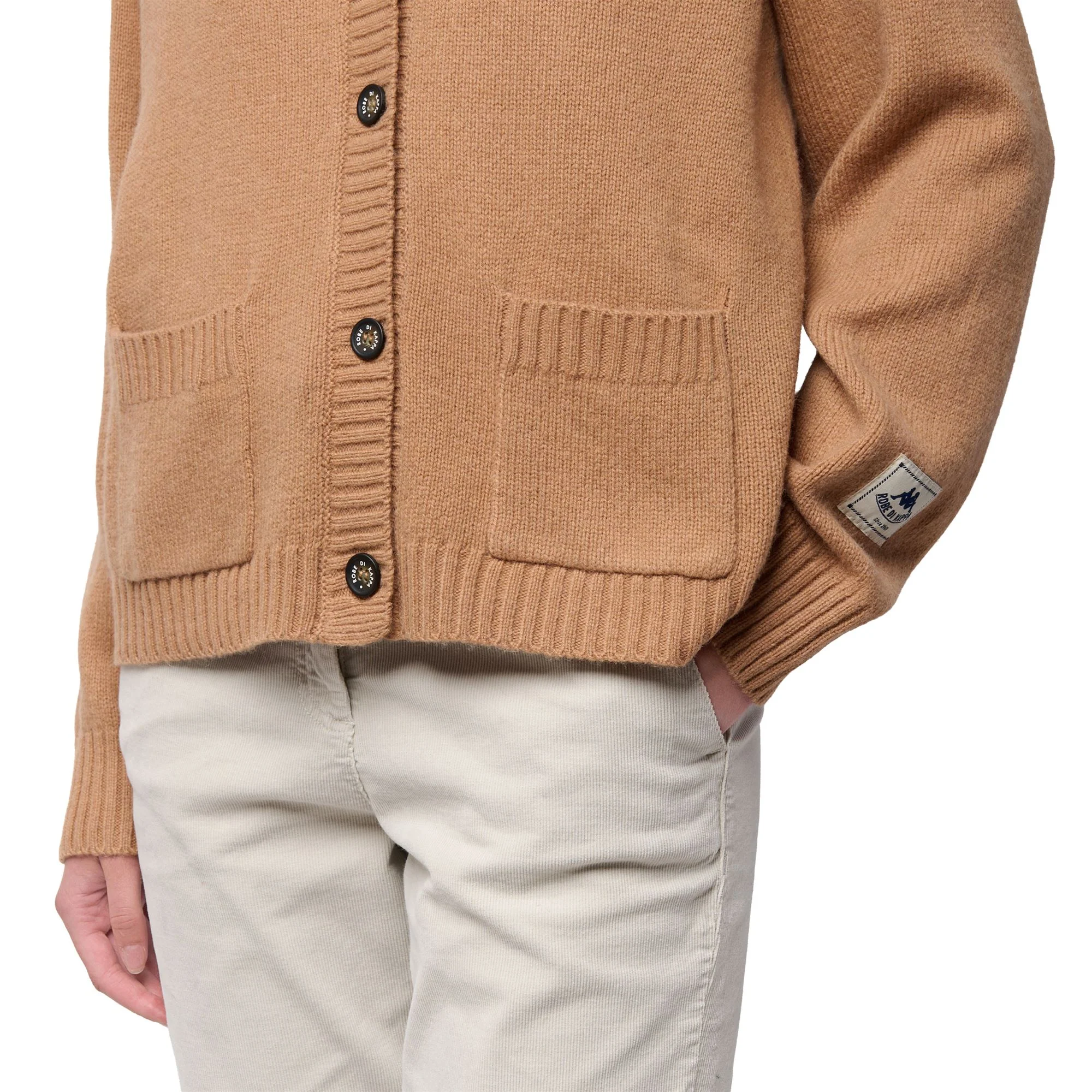 MARION - KNITWEAR - Cardigan - Woman - BEIGE COFFEE - Image 6