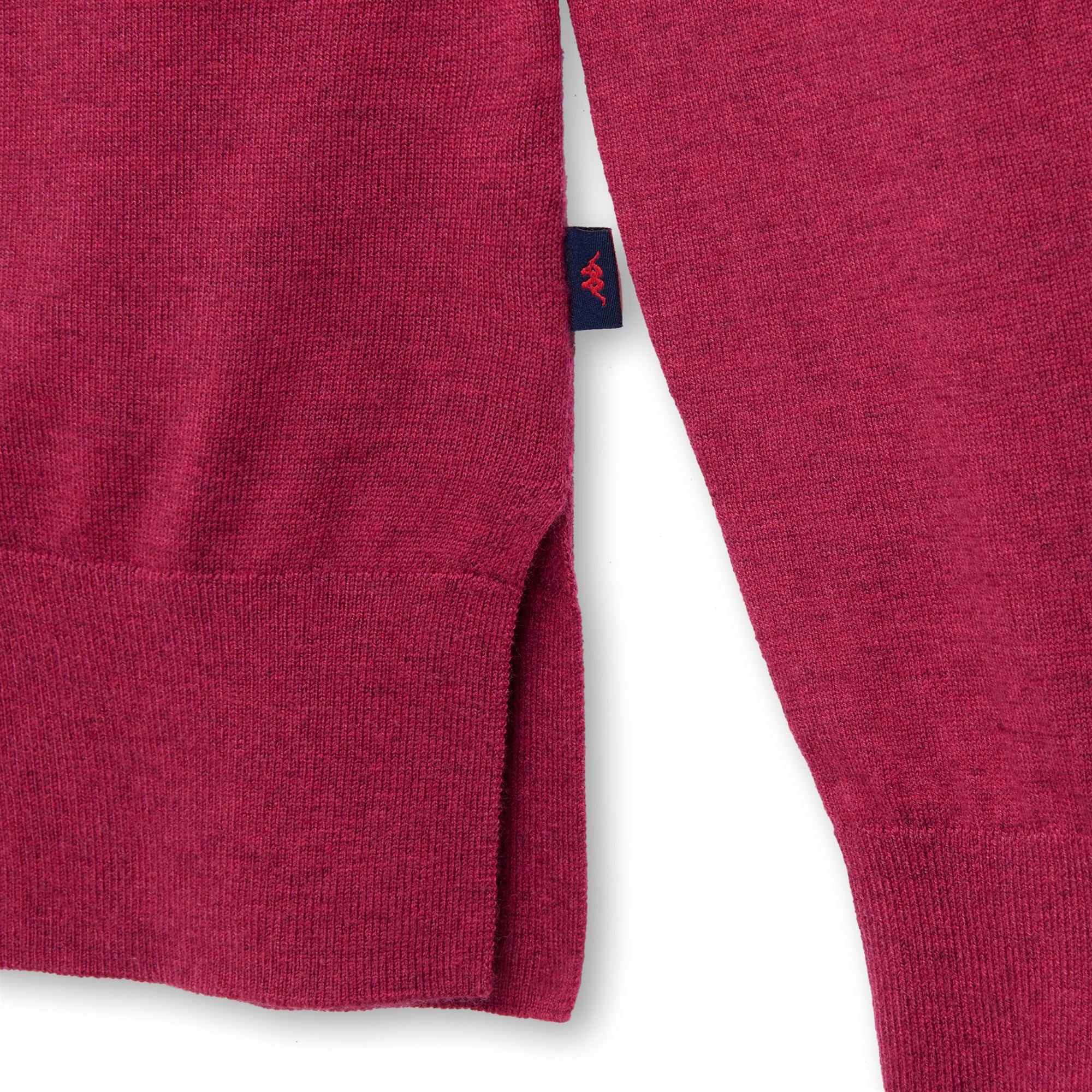 MONIA - KNITWEAR - Pull  Over - Woman - RED DK - Image 3