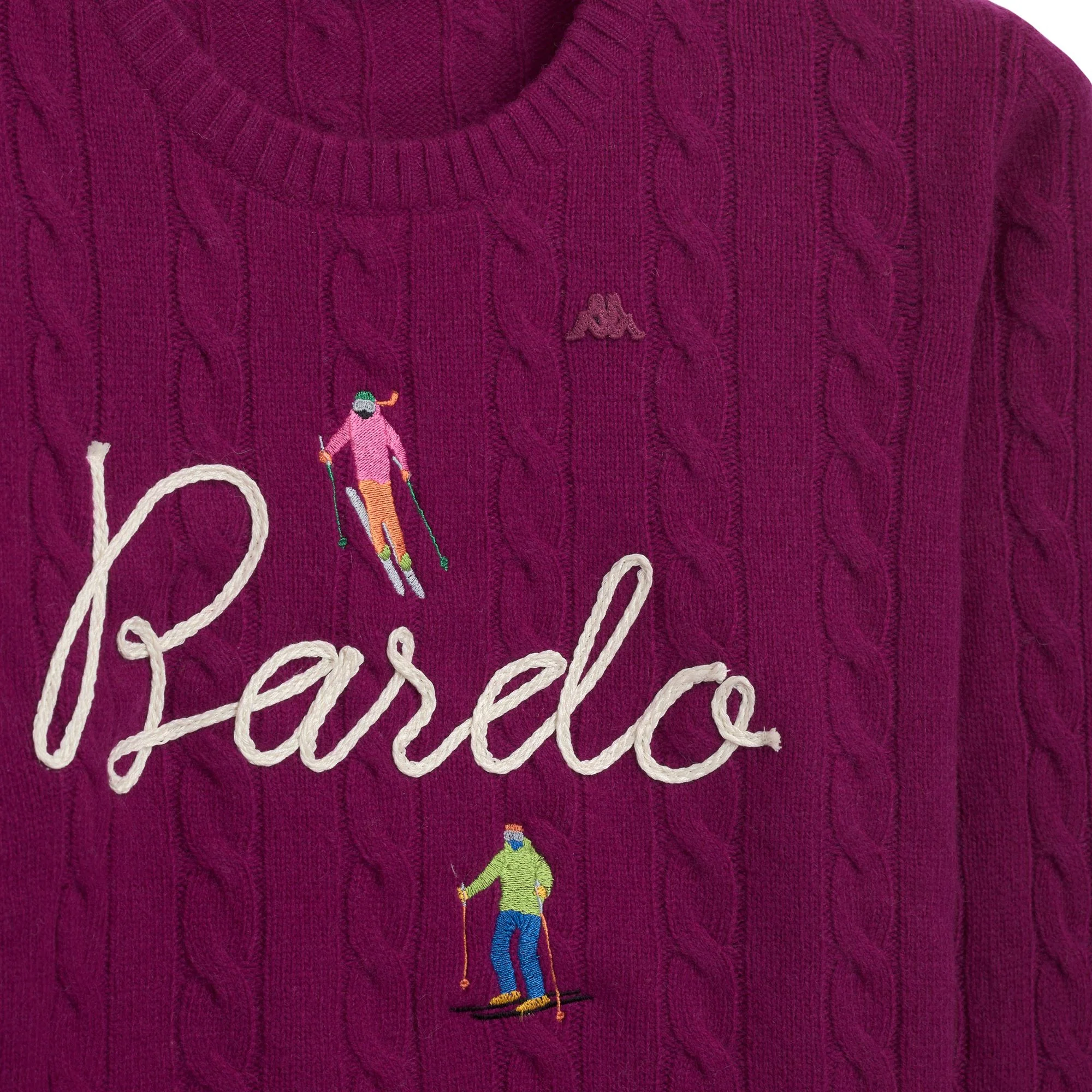 MULES - KNITWEAR - Pull  Over - Woman - BARDONECCHIA-VIOLET RASPBERRY - Image 3