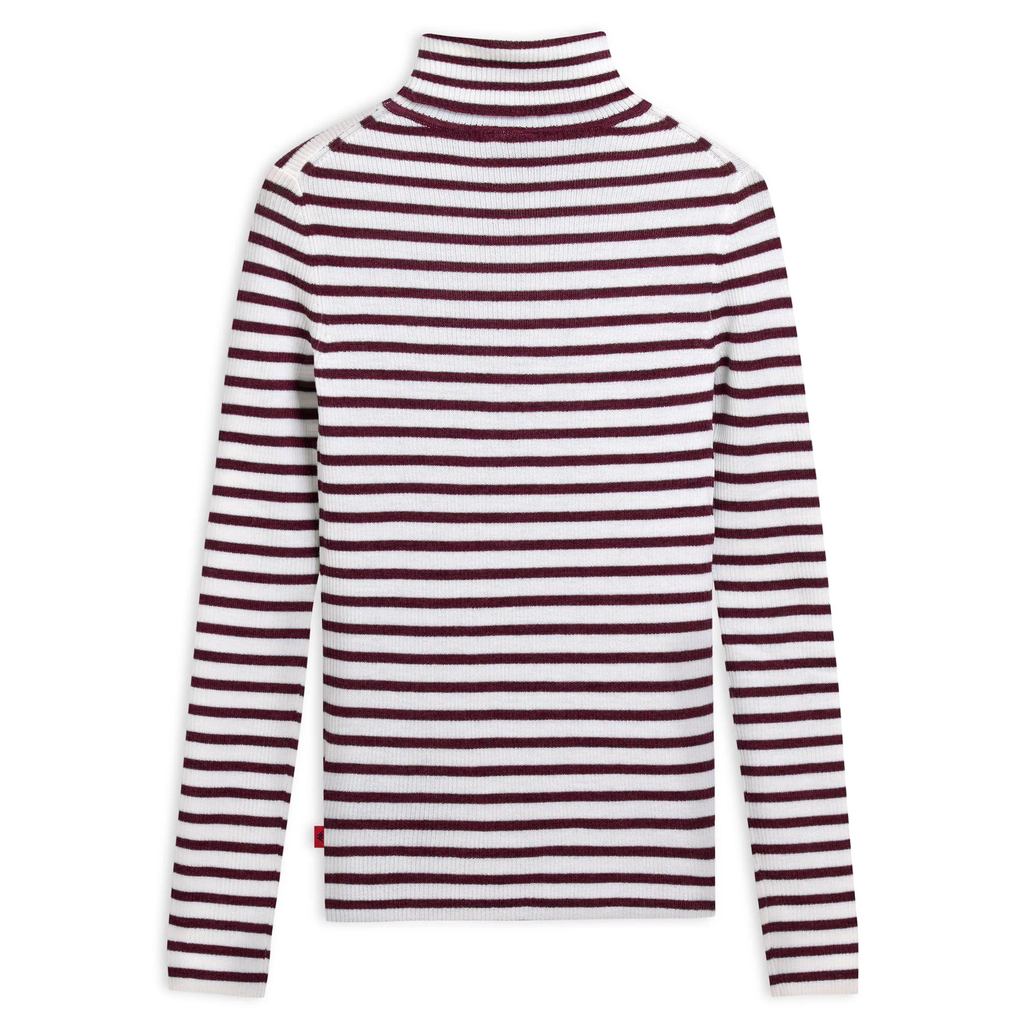 SOFI - KNITWEAR - Pull  Over - Woman - WHITE NATURAL-RED POMEGRANATE - Image 2