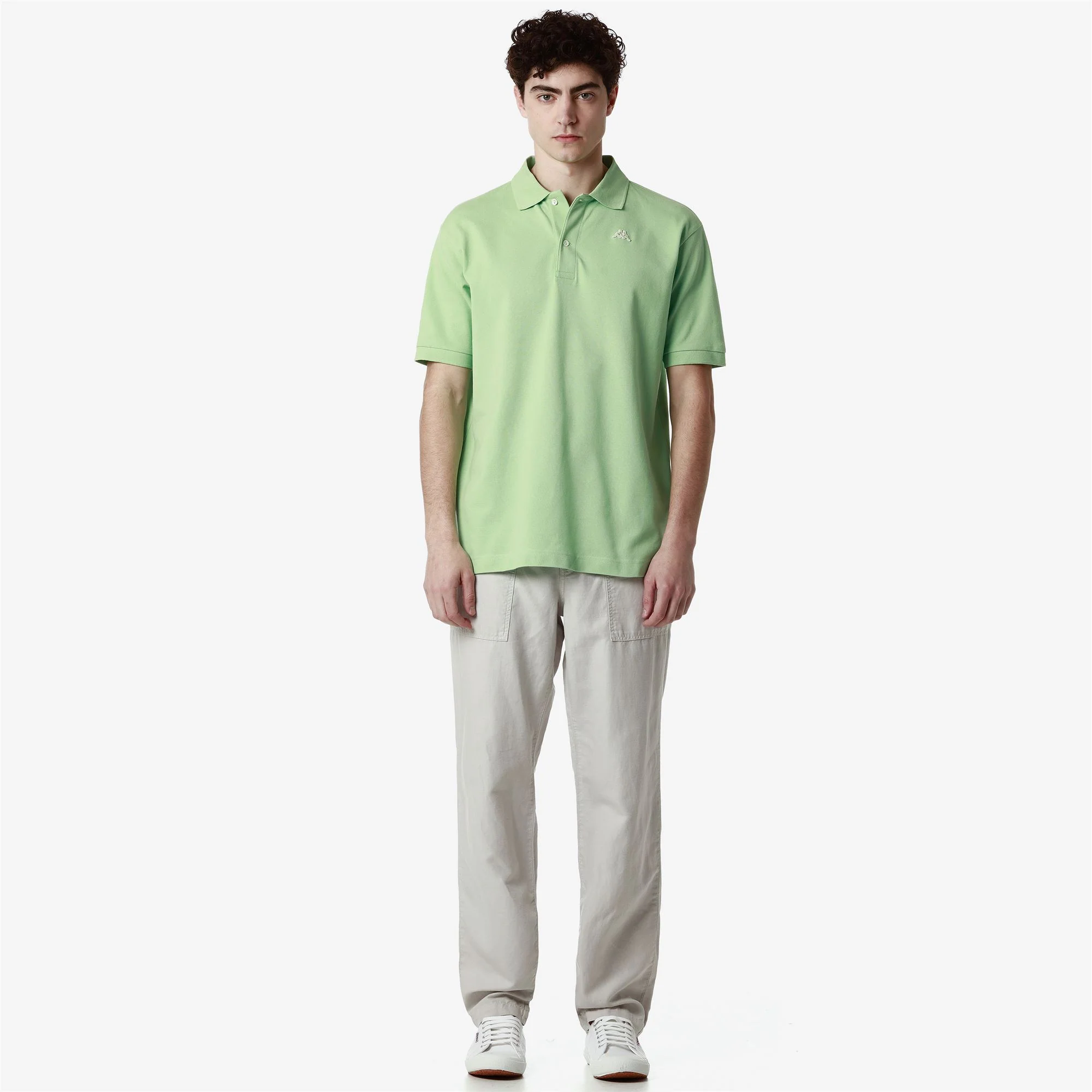 AARAU - La polo Robe di Kappa - Polo - Man - GREEN SPRUCESTONE