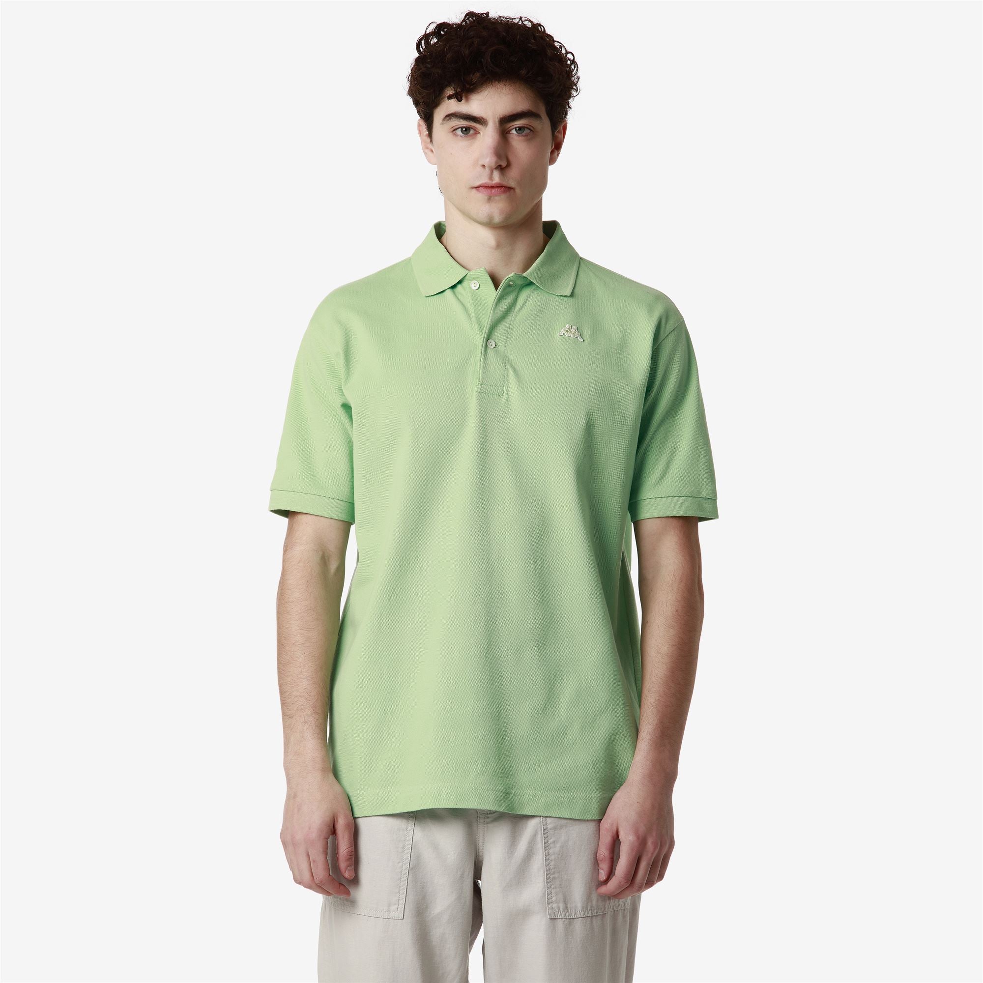 AARAU - La polo Robe di Kappa - Polo - Man - GREEN SPRUCESTONE - Image 4