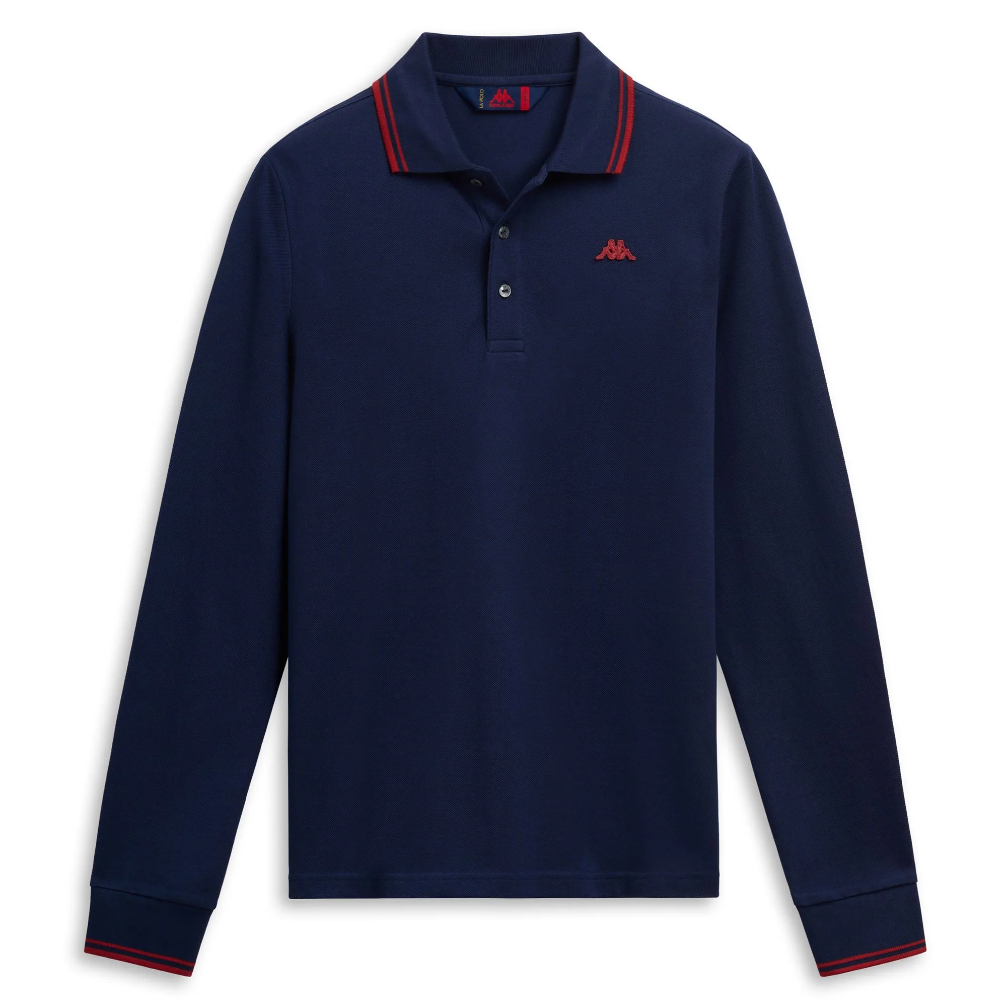 GORD - La polo Robe di Kappa - Polo - Man - BLUE IRIS-BROWN PIQUANT