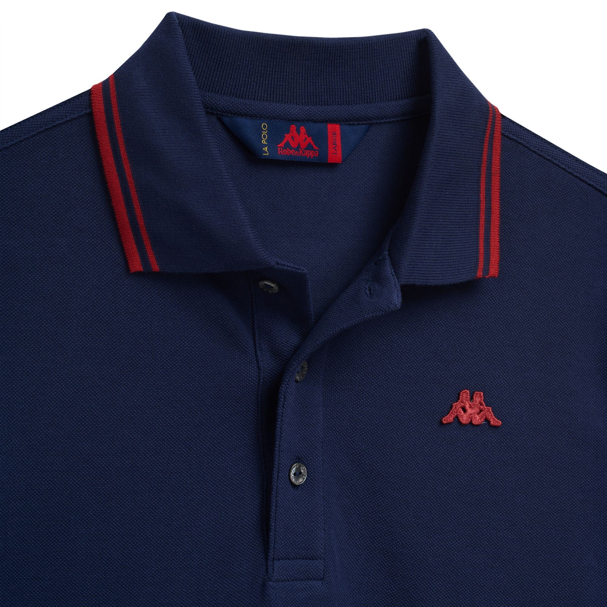 GORD - La polo Robe di Kappa - Polo - Man - BLUE IRIS-BROWN PIQUANT - Image 3