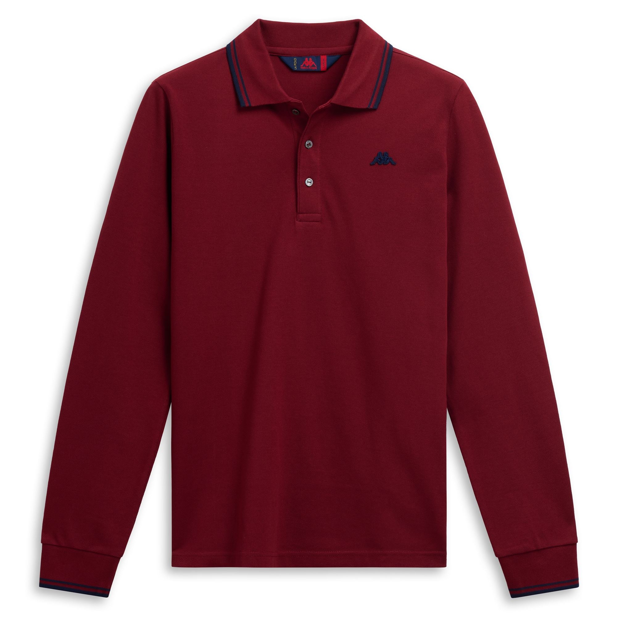 GORD - La polo Robe di Kappa - Polo - Man - RED POMEGRANATE-BLUE IRIS