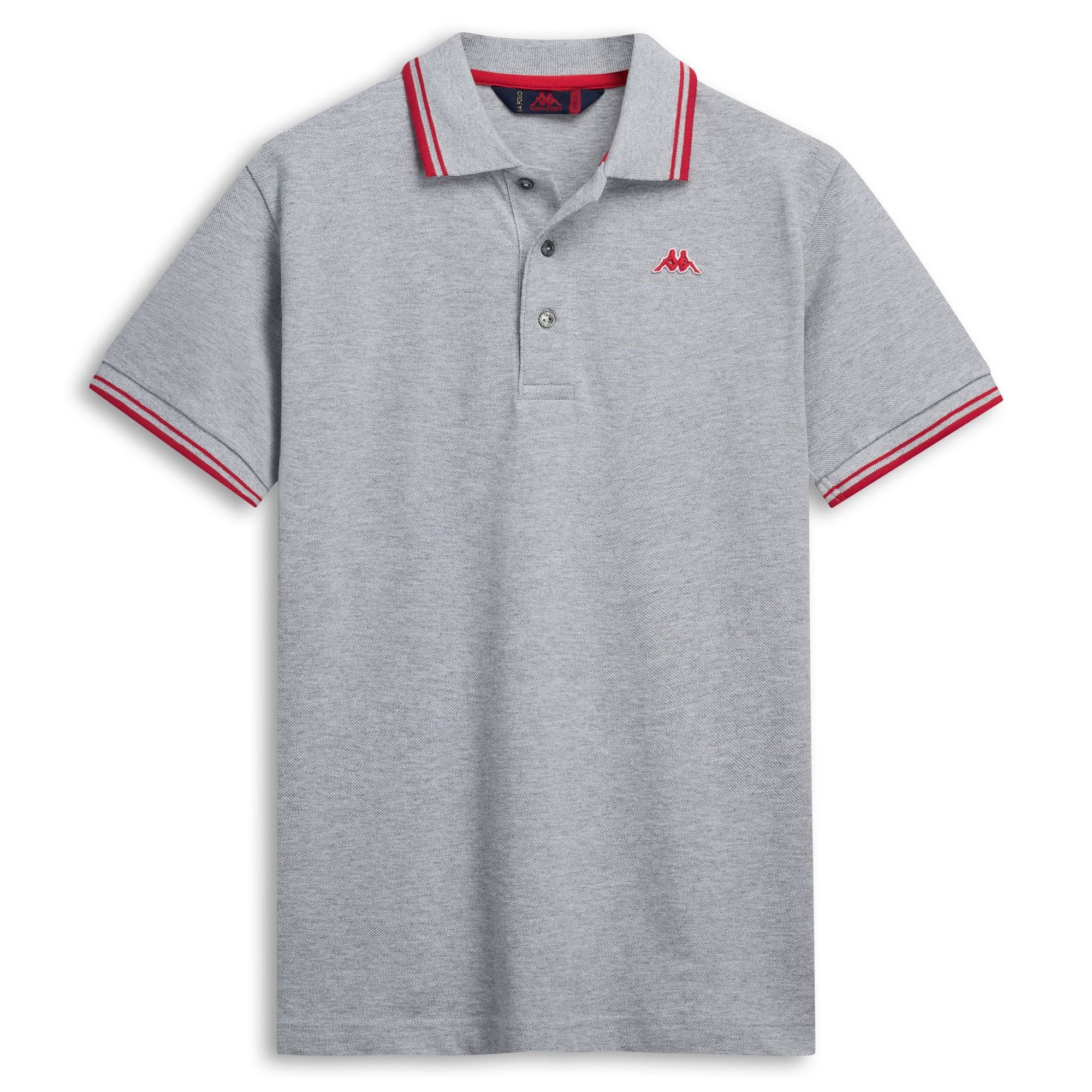 LIVINGSTON - La polo Robe di Kappa - Polo - Man - GREY-RED MD CORAL - Image 2