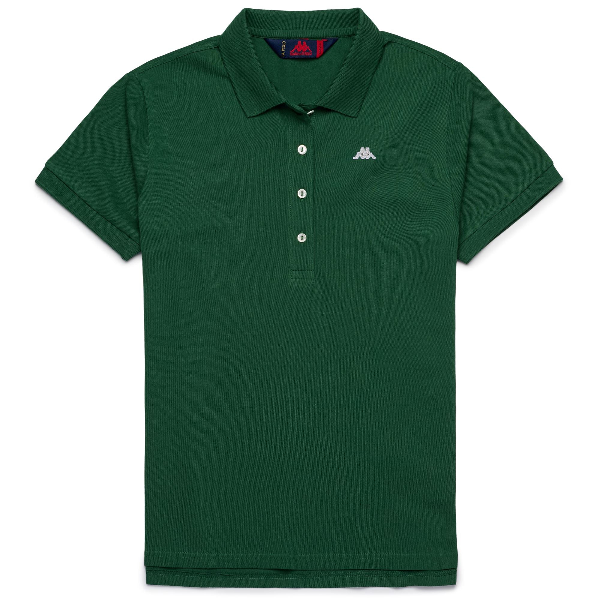 ALIETA - La polo Robe di Kappa - Polo - Woman - GREEN EDEN-GREY SILVER
