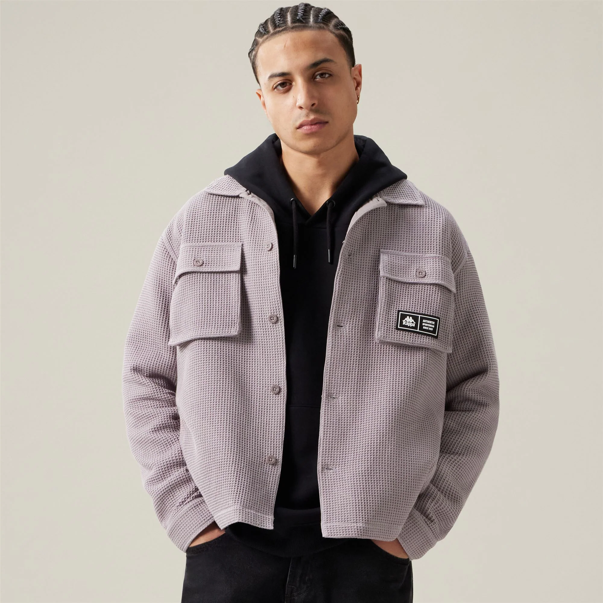 AUTHENTIC     NADIR - OVERSHIRT - CLASSIC - Man - GREY LT - Image 6