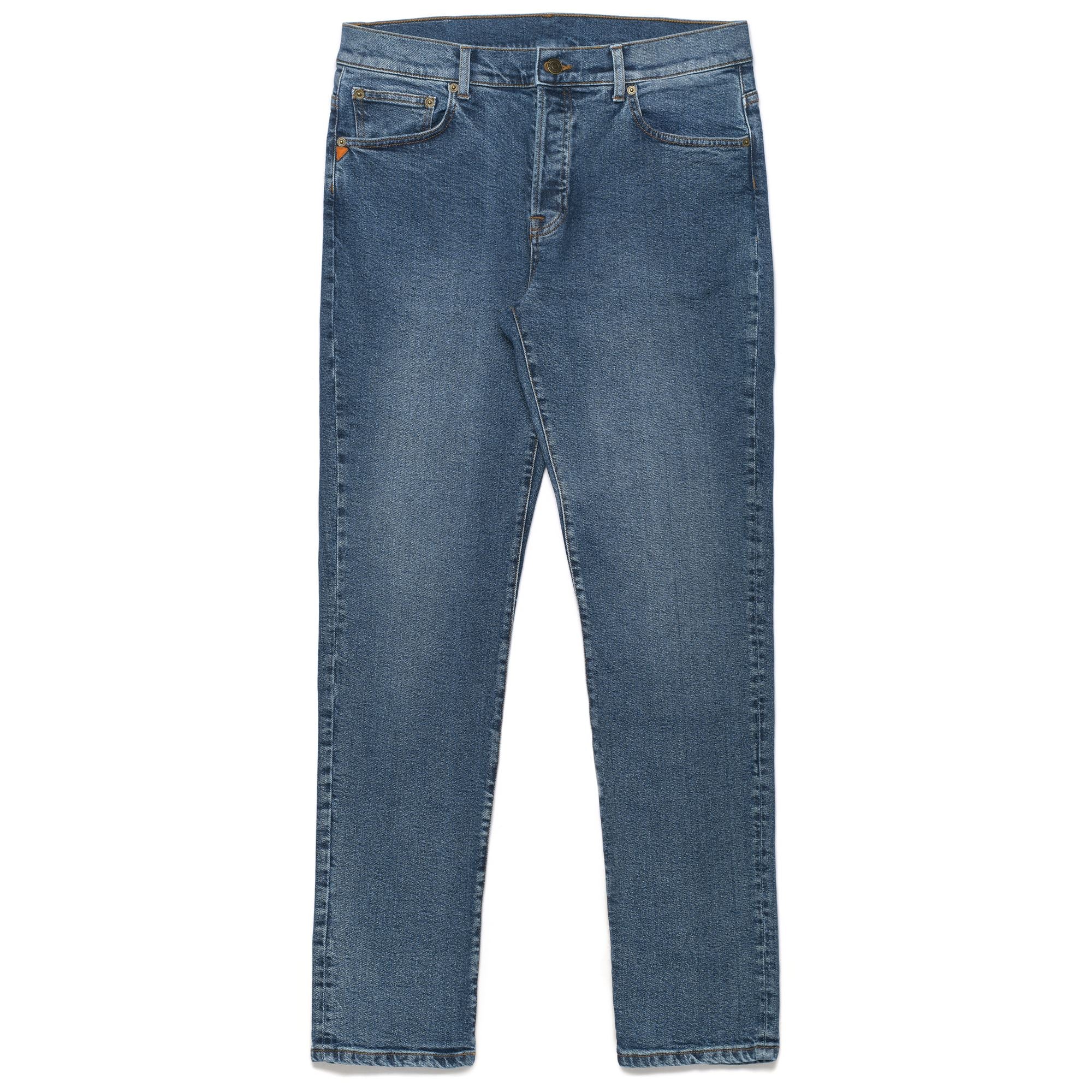 DAN - Pants - 5 Pockets - Man - MID BLUE INDIGO