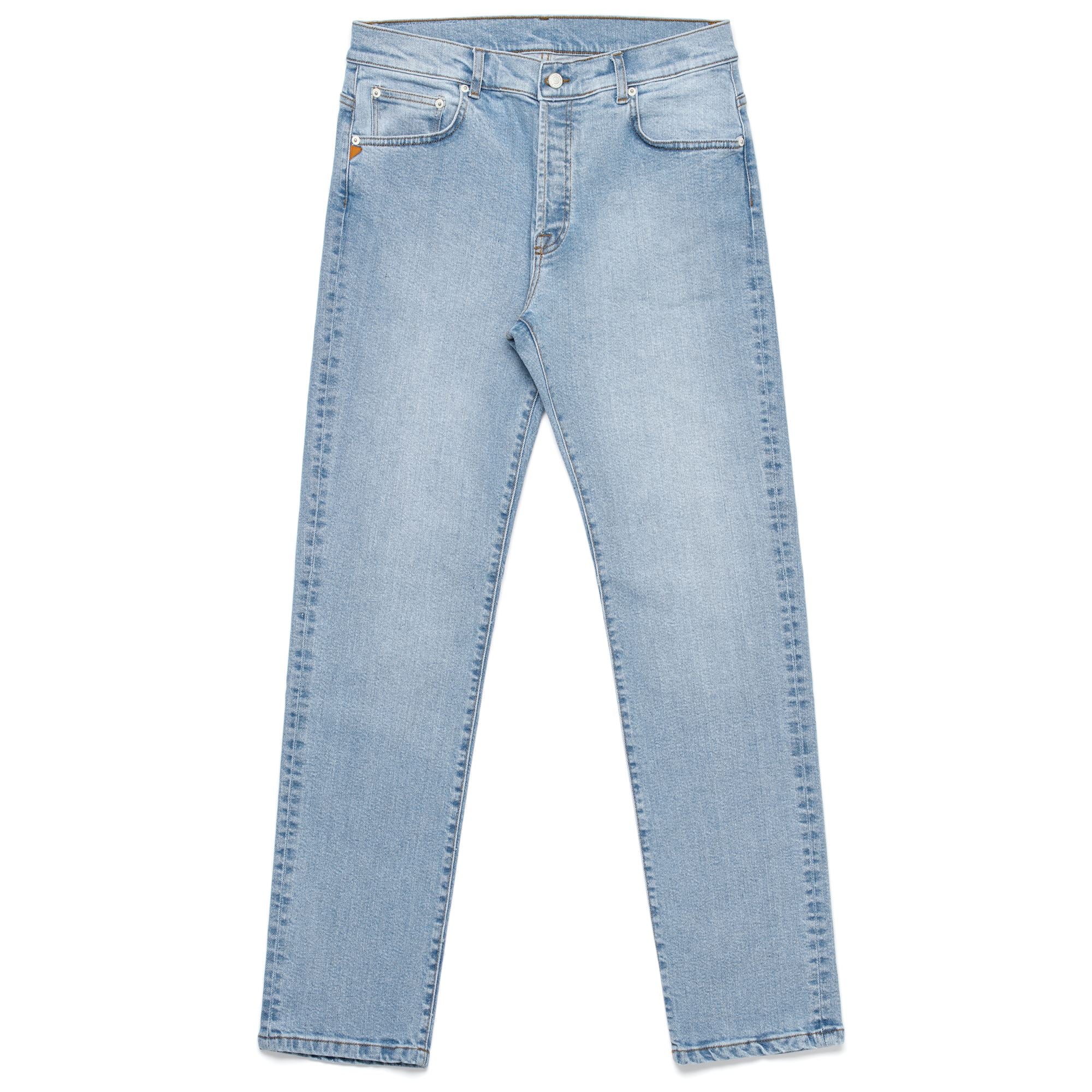 HUGES - Pants - 5 Pockets - Man - LT BLUE INDIGO