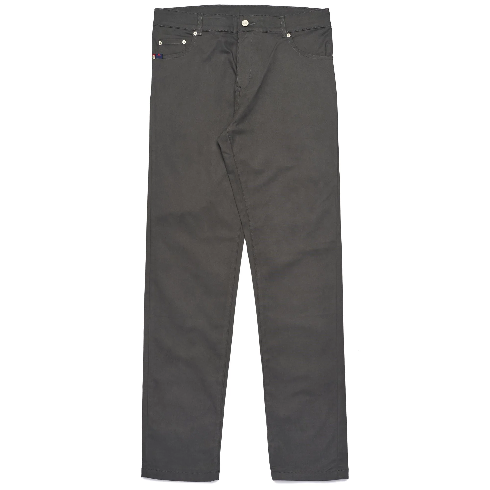 JORMAN COMFORT PEACHED GABARDINE - Pants - 5 Pockets - Man - GREY SHADOW DK
