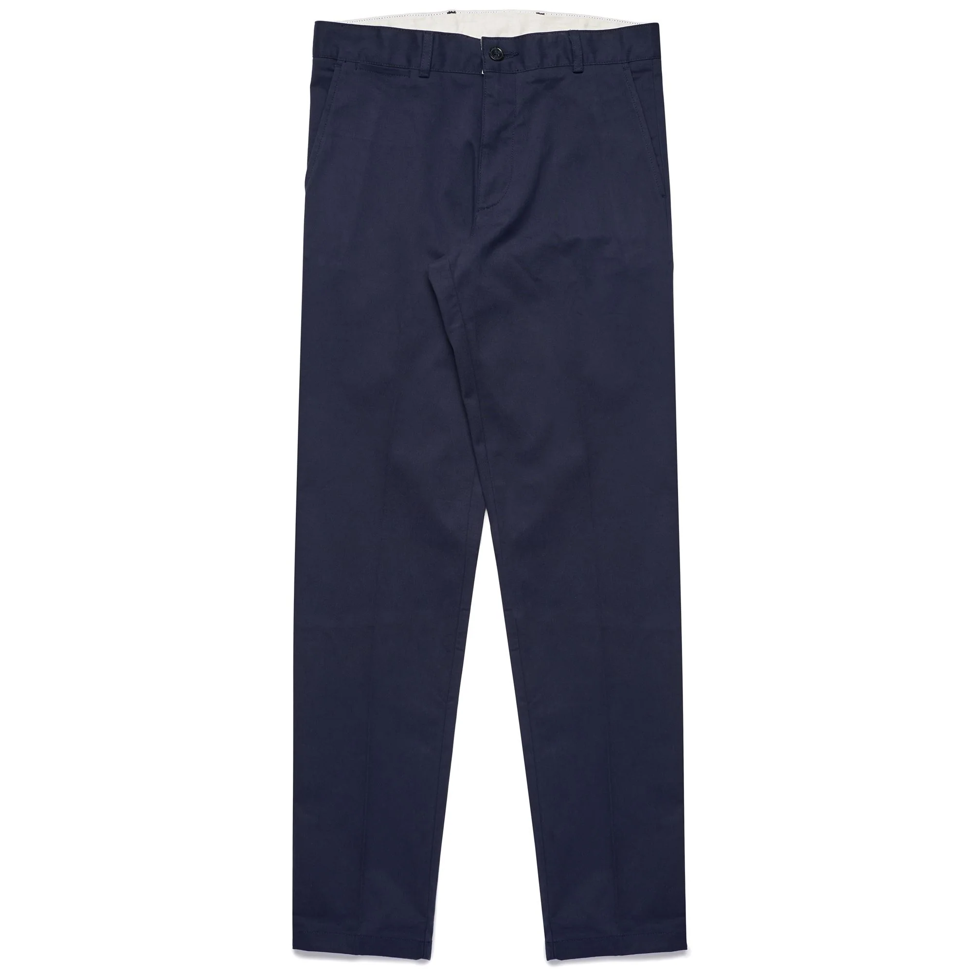 RAFAEL COMFORT PEACHED GABARDINE - Pants - CHINO - Man - BLUE NAVY