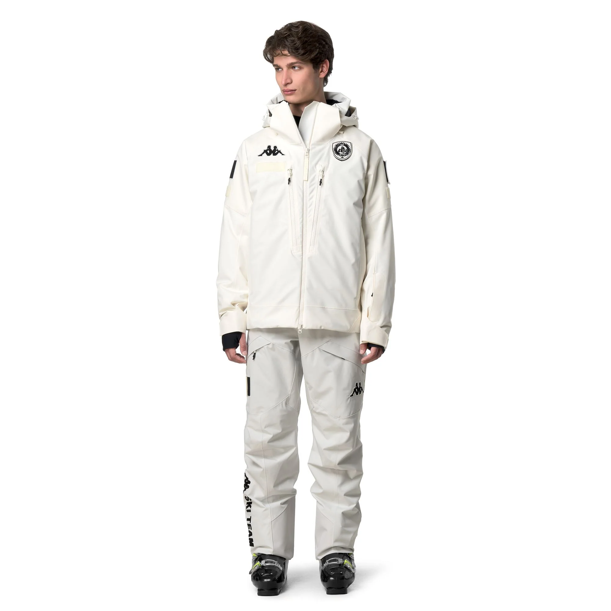 622C PREMIUM - Pants - Sport Trousers - Unisex - White Coconut-Black - Image 2