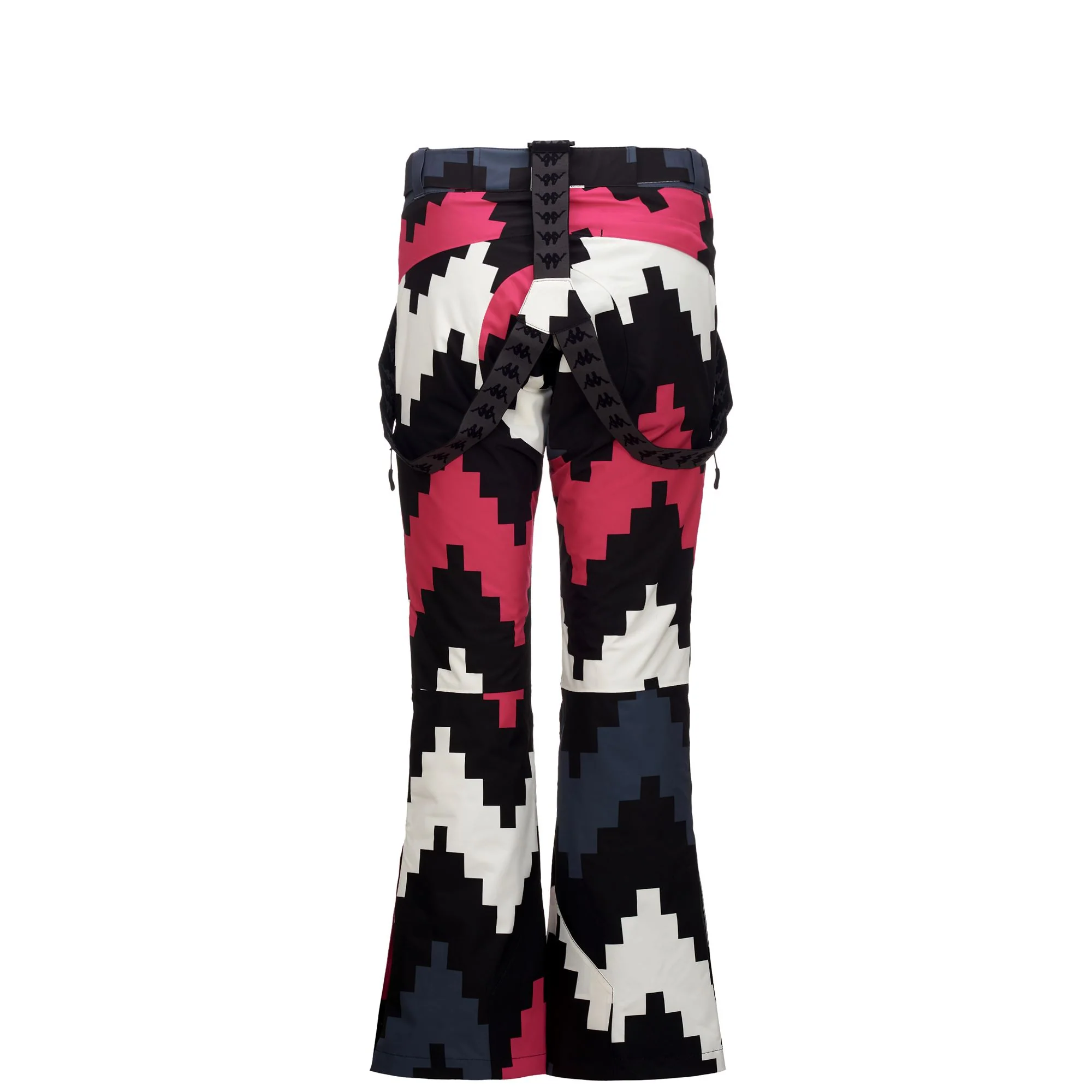 6CENTO 665PG - Pants - Sport Trousers - Woman - BLACK-FUCHSIA PURPLE-WHITE MILK-GREY ASPHALT GRAPHIC - Image 4