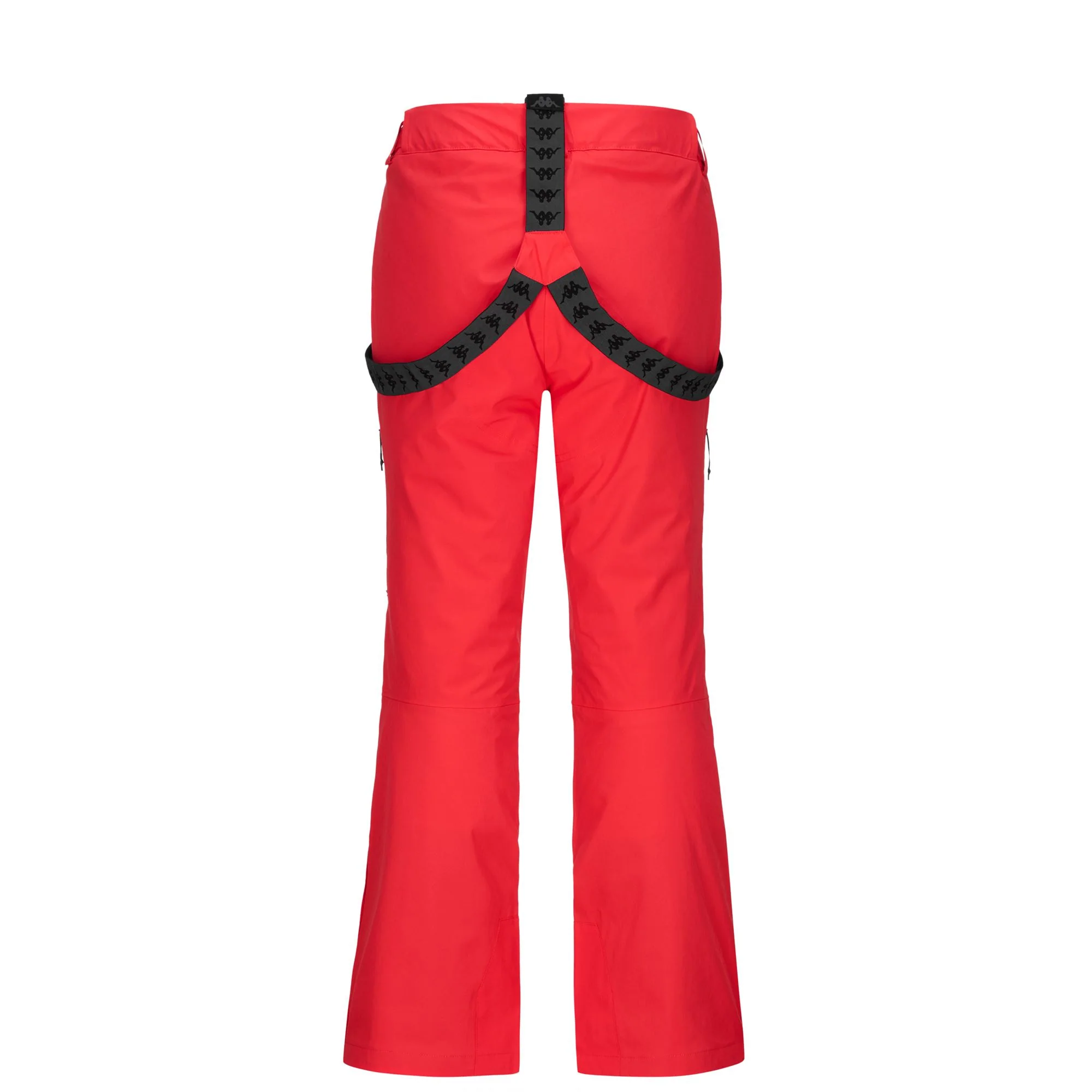 834 - Pants - Sport Trousers - Woman - Red Hibiscus-Black - Image 3