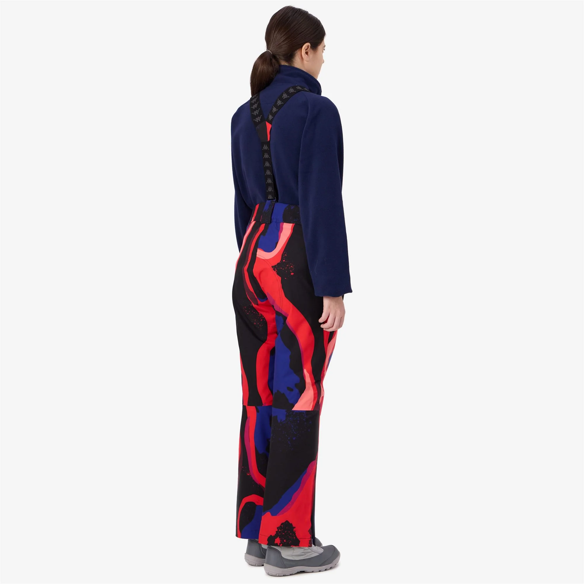 8CENTO 834G - Pants - Sport Trousers - Woman - RED HIBISCUS-BLUE SPECTRUM-BLACK - Image 6