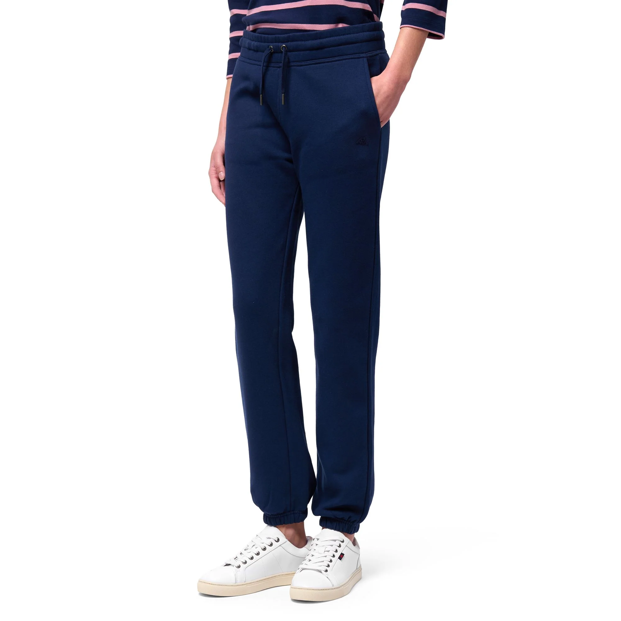 ELMIRE BRUSHED - Pants - Sport Trousers - Woman - BLUE IRIS