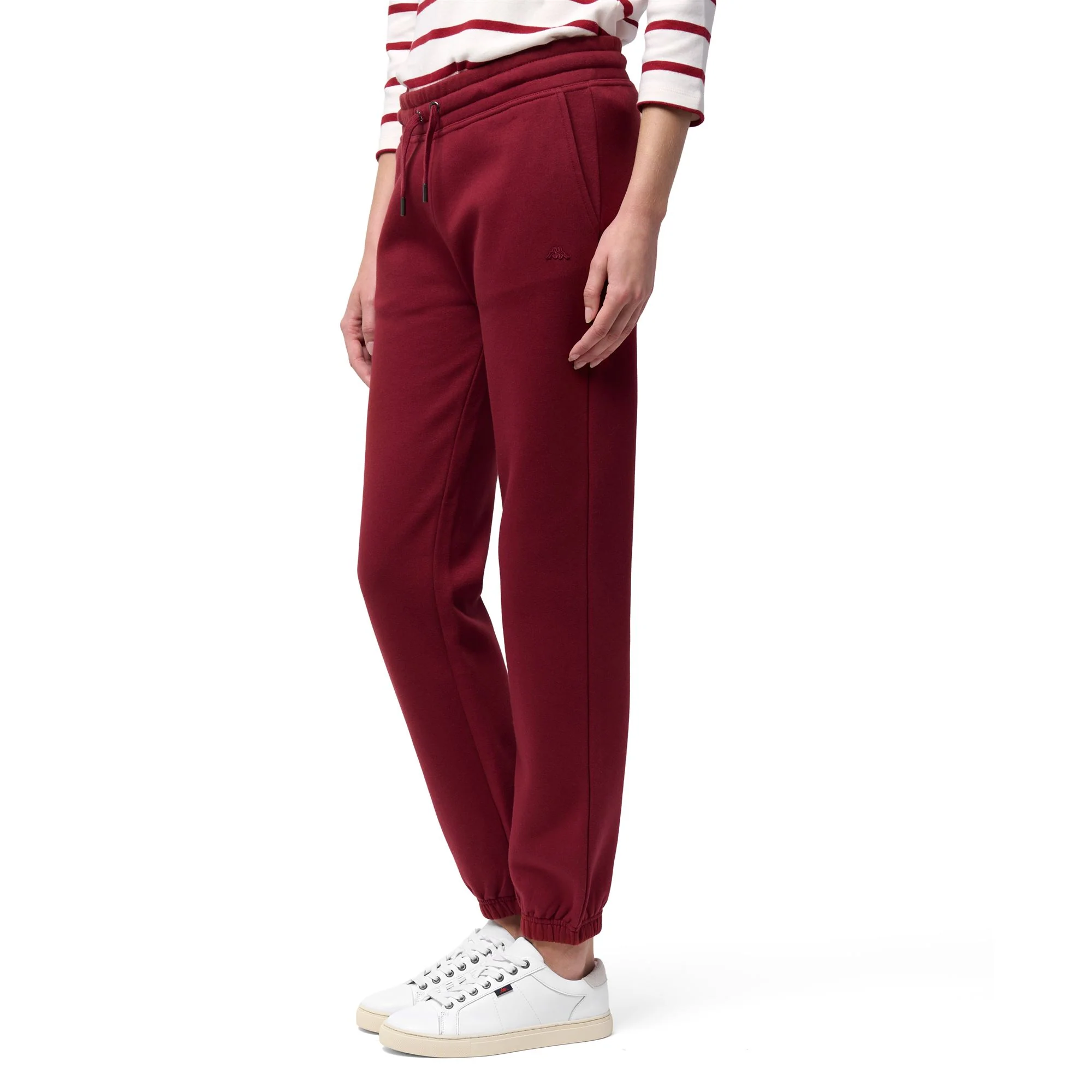 ELMIRE BRUSHED - Pants - Sport Trousers - Woman - RED POMEGRANATE