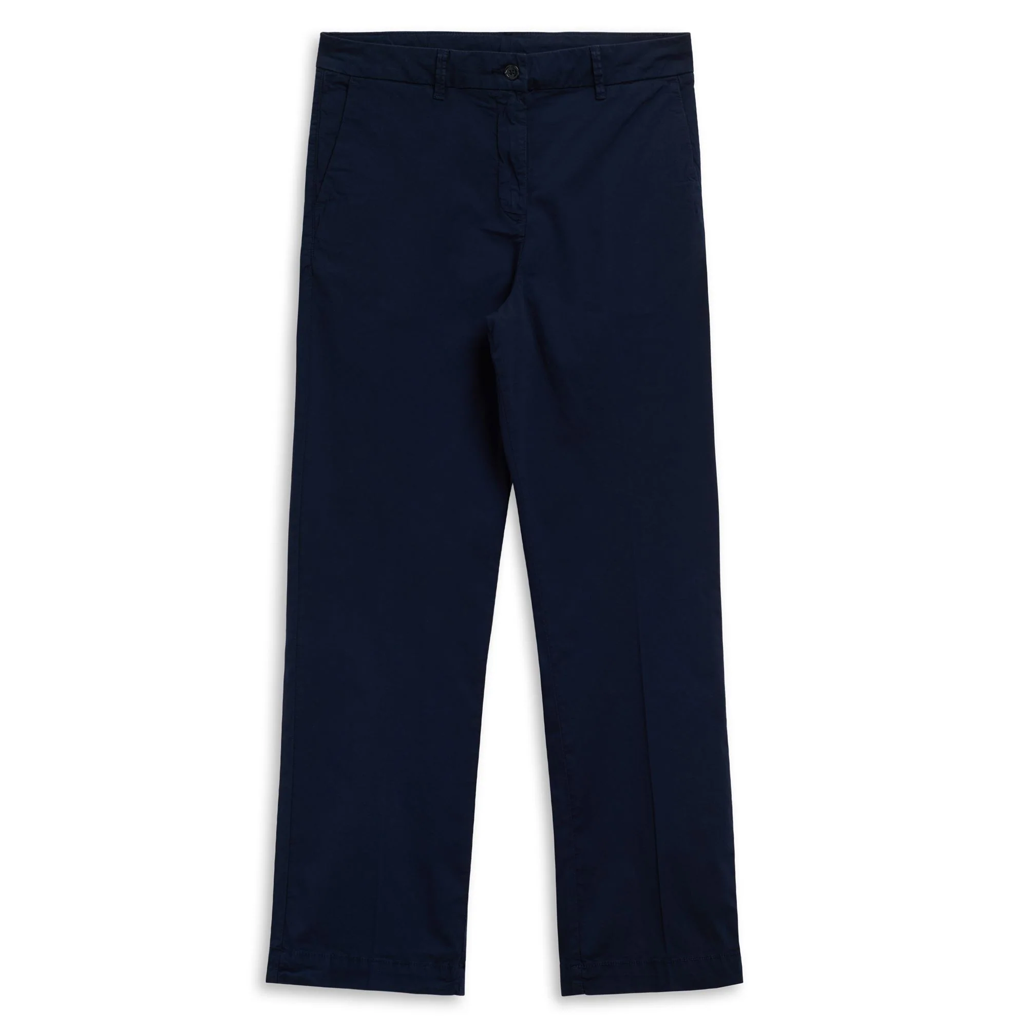 GYLDA LIGHT POPLIN - Pants - CHINO - Woman - BLUE IRIS