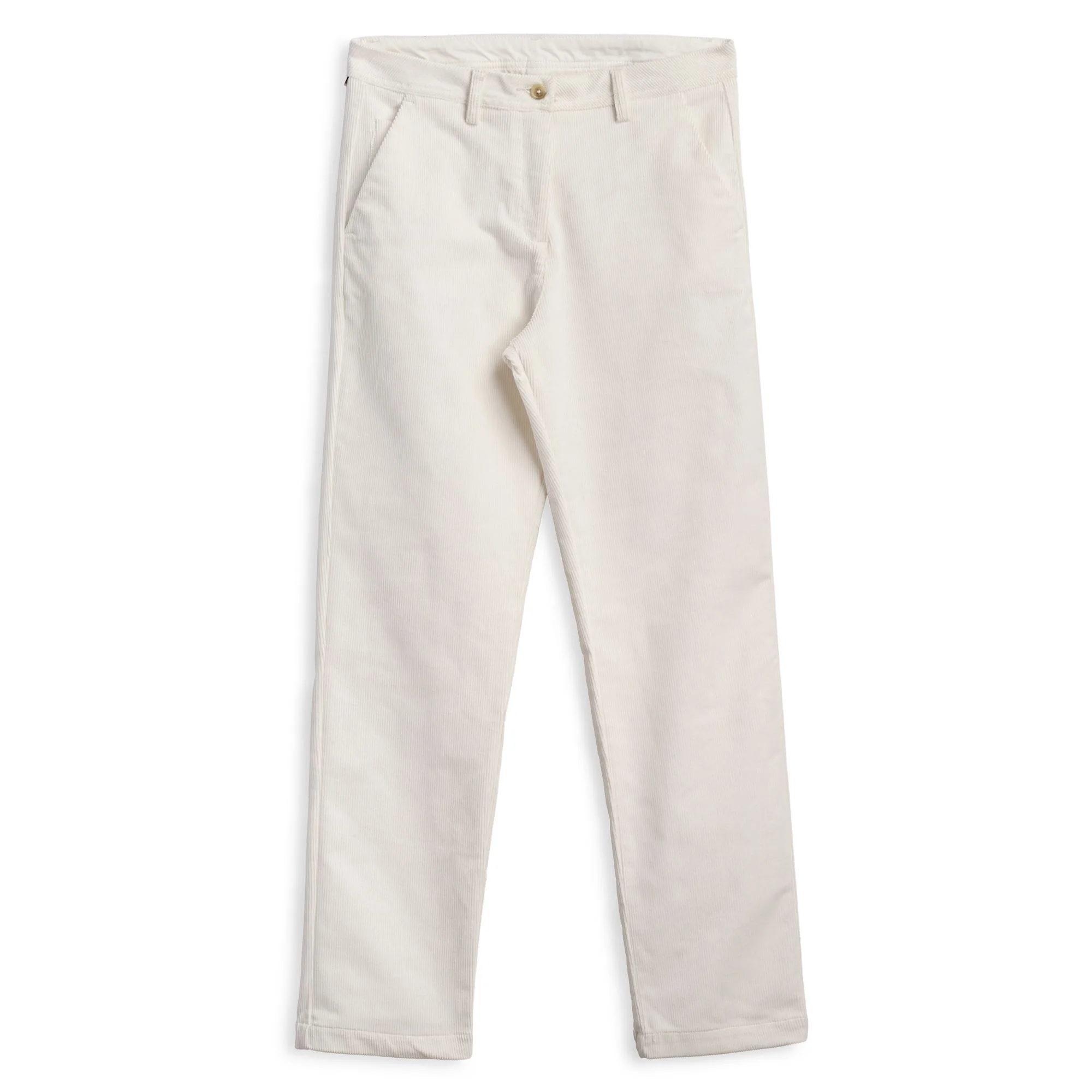 MOLLY COMFORT CORDUROY - Pants - CHINO - Woman - WHITE NATURAL