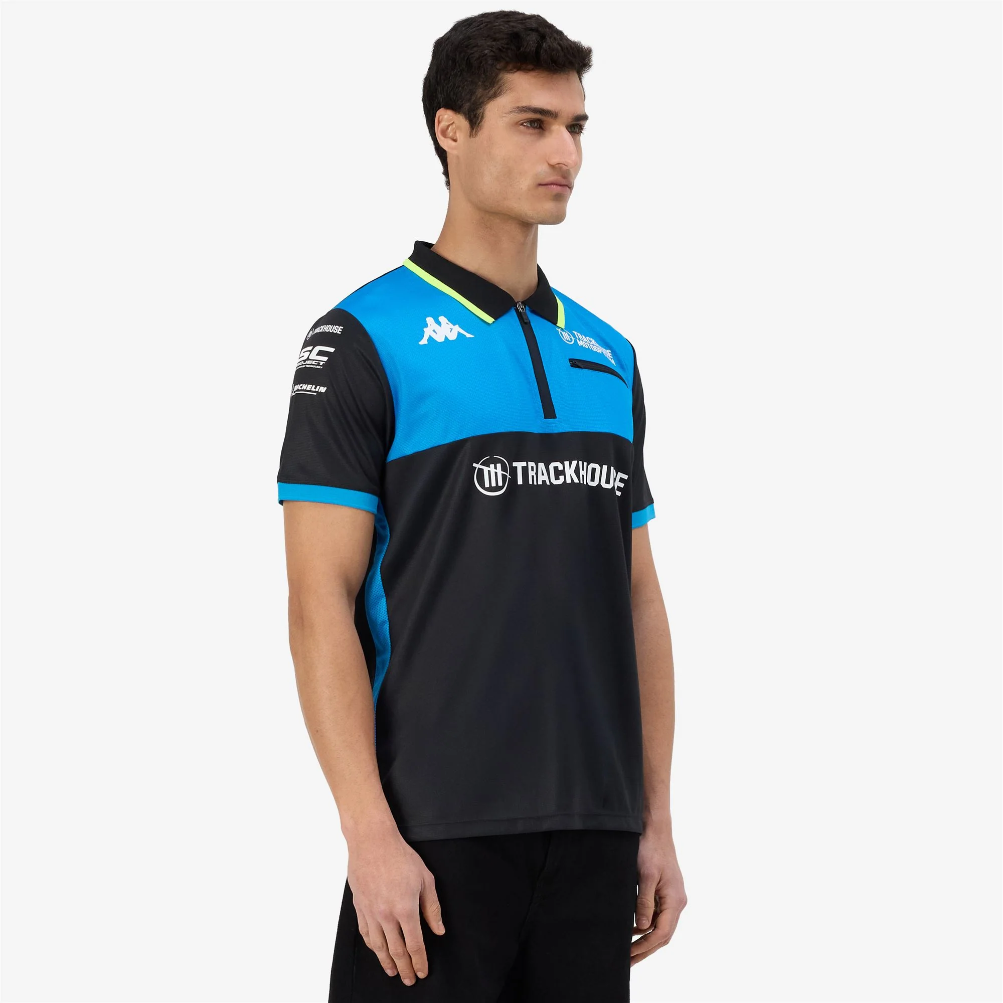 ACROZ TRACKHOUSE - Polo Shirts - Polo - Man - GREY ANTRACHITE-BLUE DIVA-NEON YELLOW - Image 5