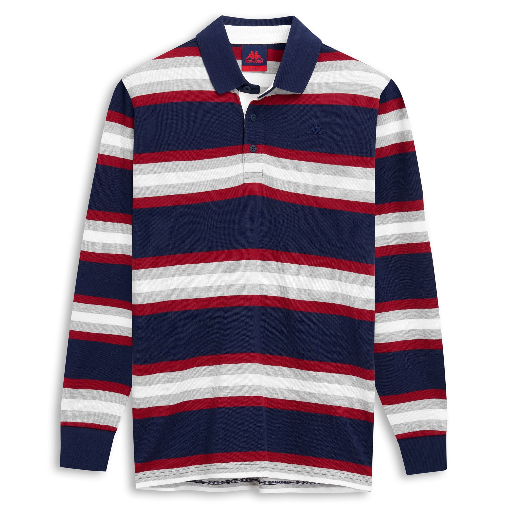 ASSAR - Polo Shirts - Polo - Man - BLUE IRIS-RED POMEGRANATE-GREY-WHITE NATURAL - Image 2